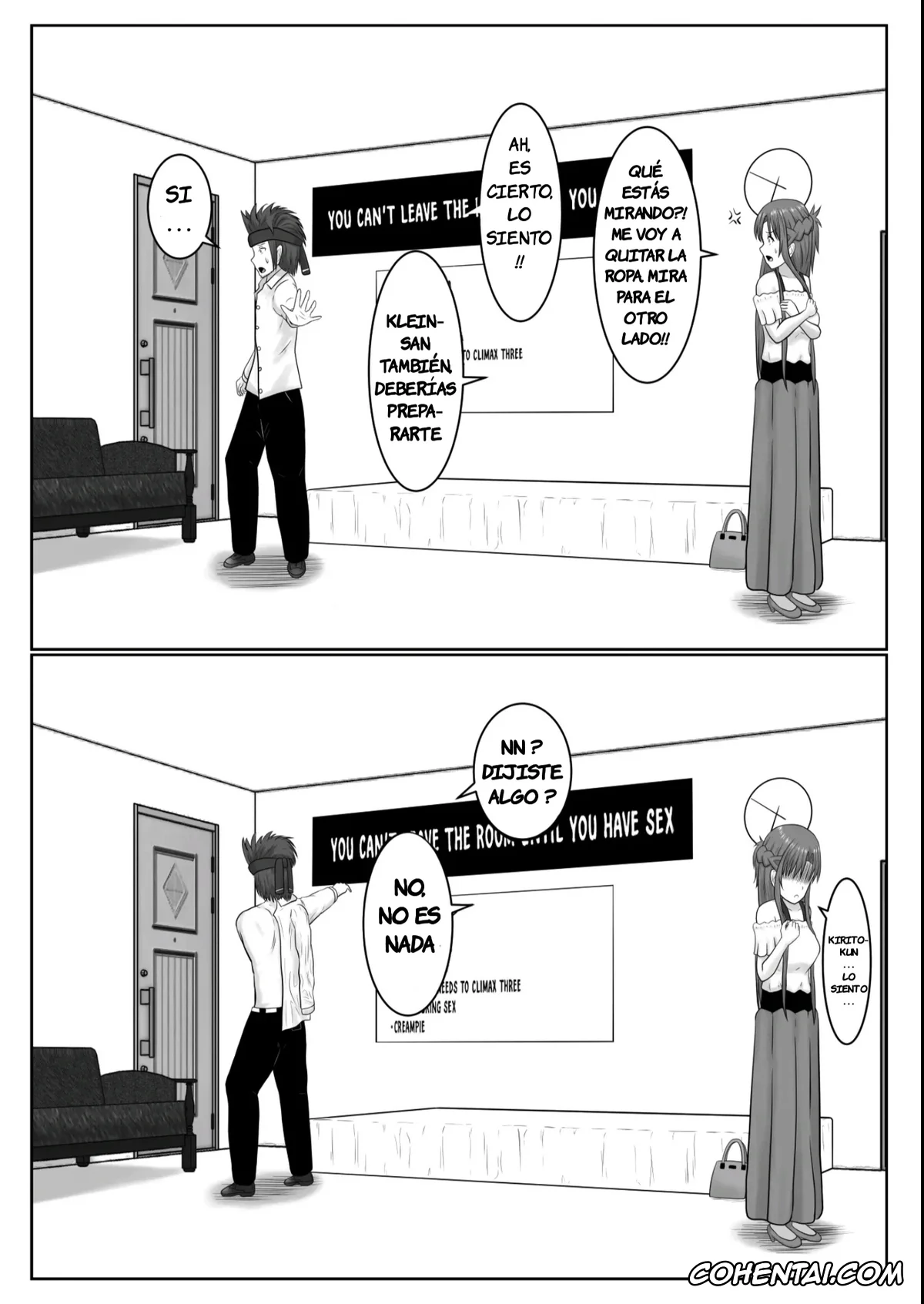 Sword Art Online xxx, Asuna Yuuki xxx, Ryoutarou Tsuboi | Klein xxx, Dasshutsu Shitakattanode Kimi Igai no Hito to Sex Shichatte Gomennasai (Sword Art Online), pagina 46