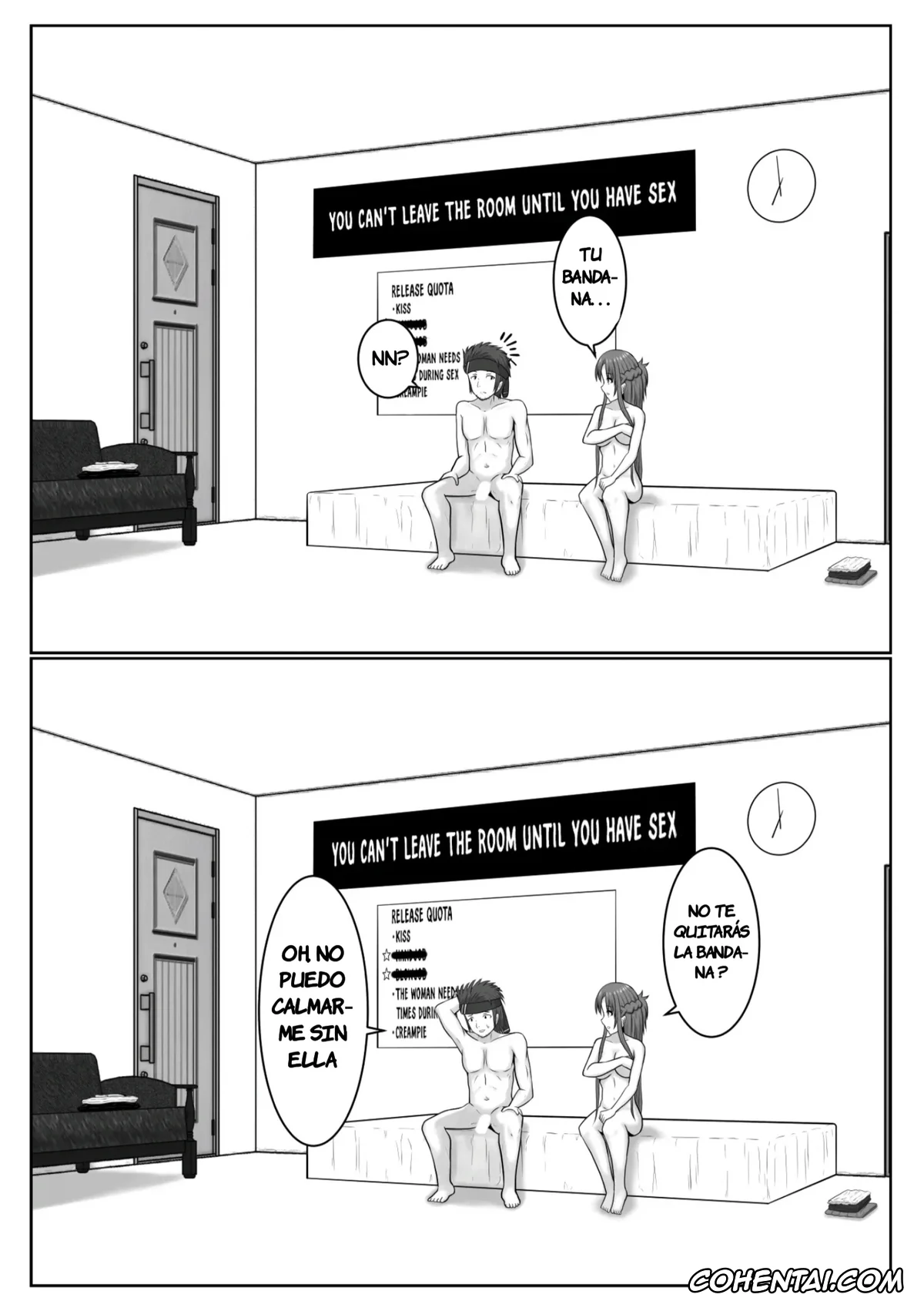 Sword Art Online xxx, Asuna Yuuki xxx, Ryoutarou Tsuboi | Klein xxx, Dasshutsu Shitakattanode Kimi Igai no Hito to Sex Shichatte Gomennasai (Sword Art Online), pagina 49