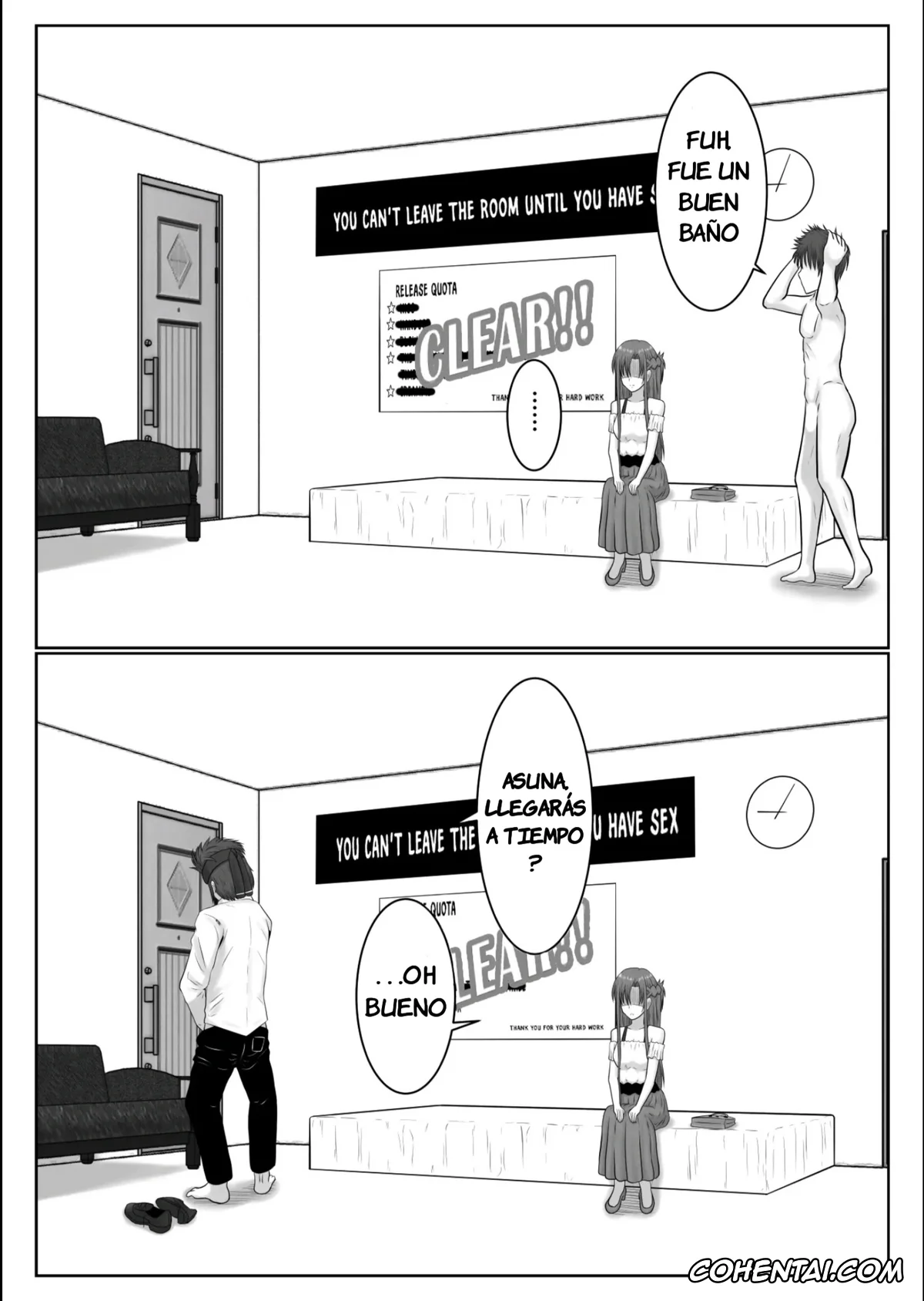 Sword Art Online xxx, Asuna Yuuki xxx, Ryoutarou Tsuboi | Klein xxx, Dasshutsu Shitakattanode Kimi Igai no Hito to Sex Shichatte Gomennasai (Sword Art Online), pagina 118