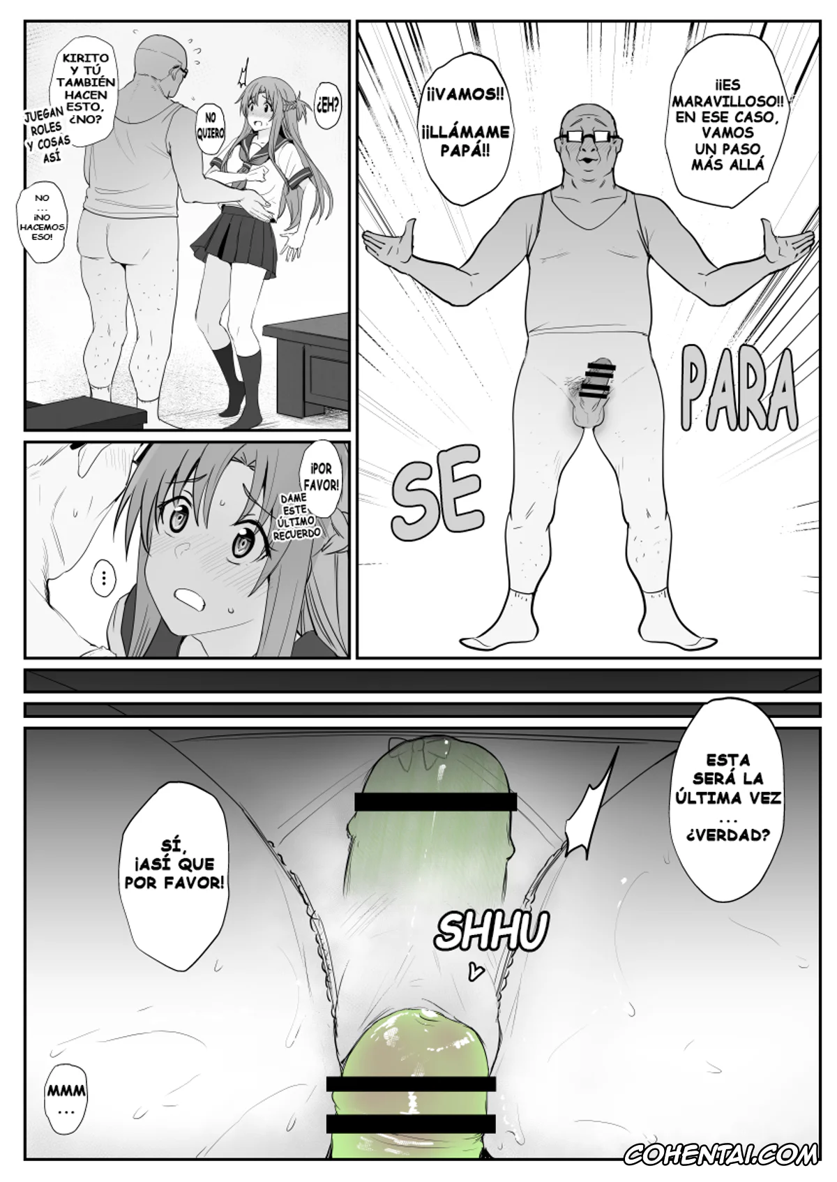 Sword Art Online hentai, Asuna Yuuki hentai, Asuna – Nishida 3 (Sword Art Online), pagina 24
