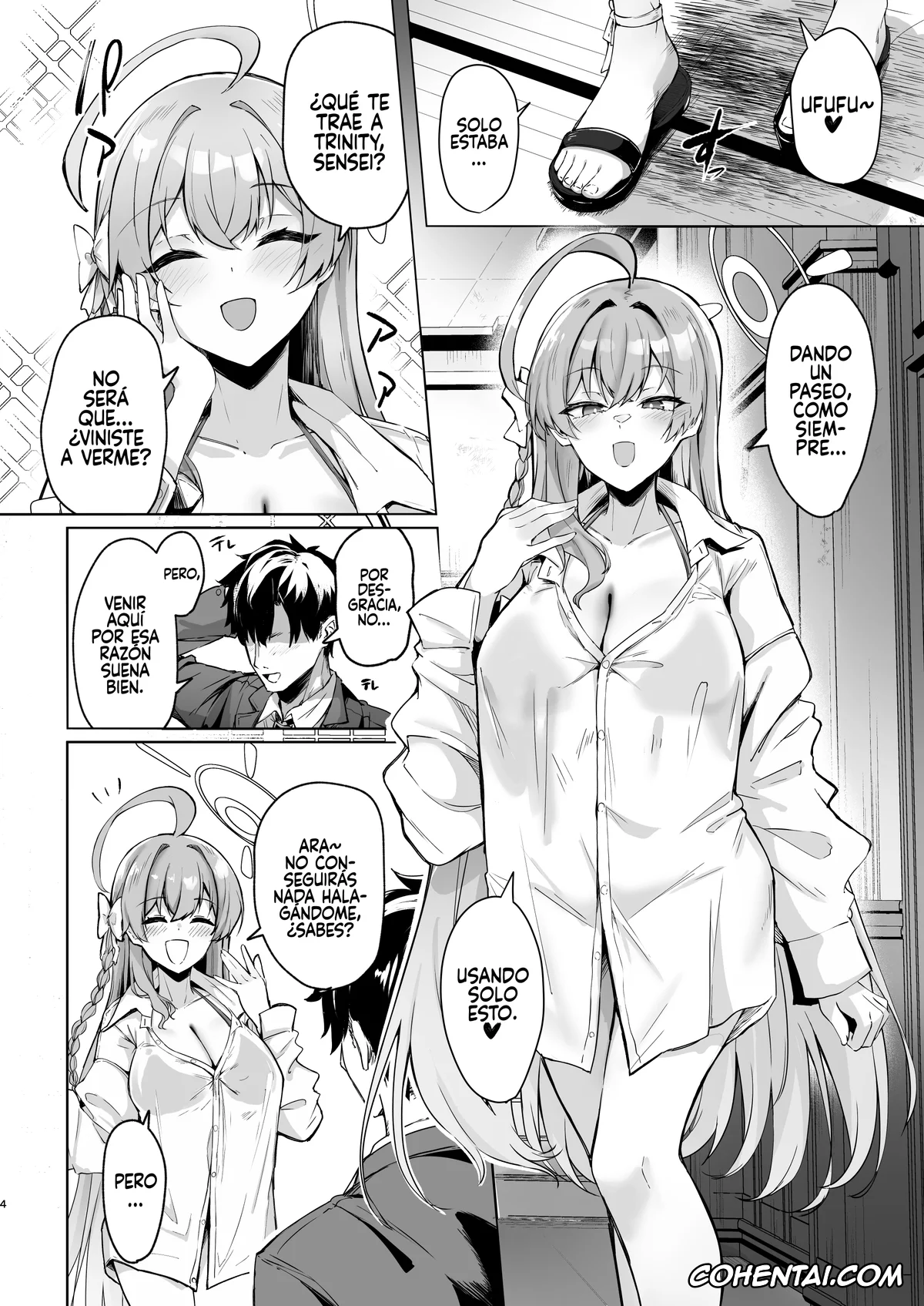 Blue Archive hentai, Hanako Urawa hentai, Sensei hentai, Urawa no Hanazono (Blue Archive), pagina 3