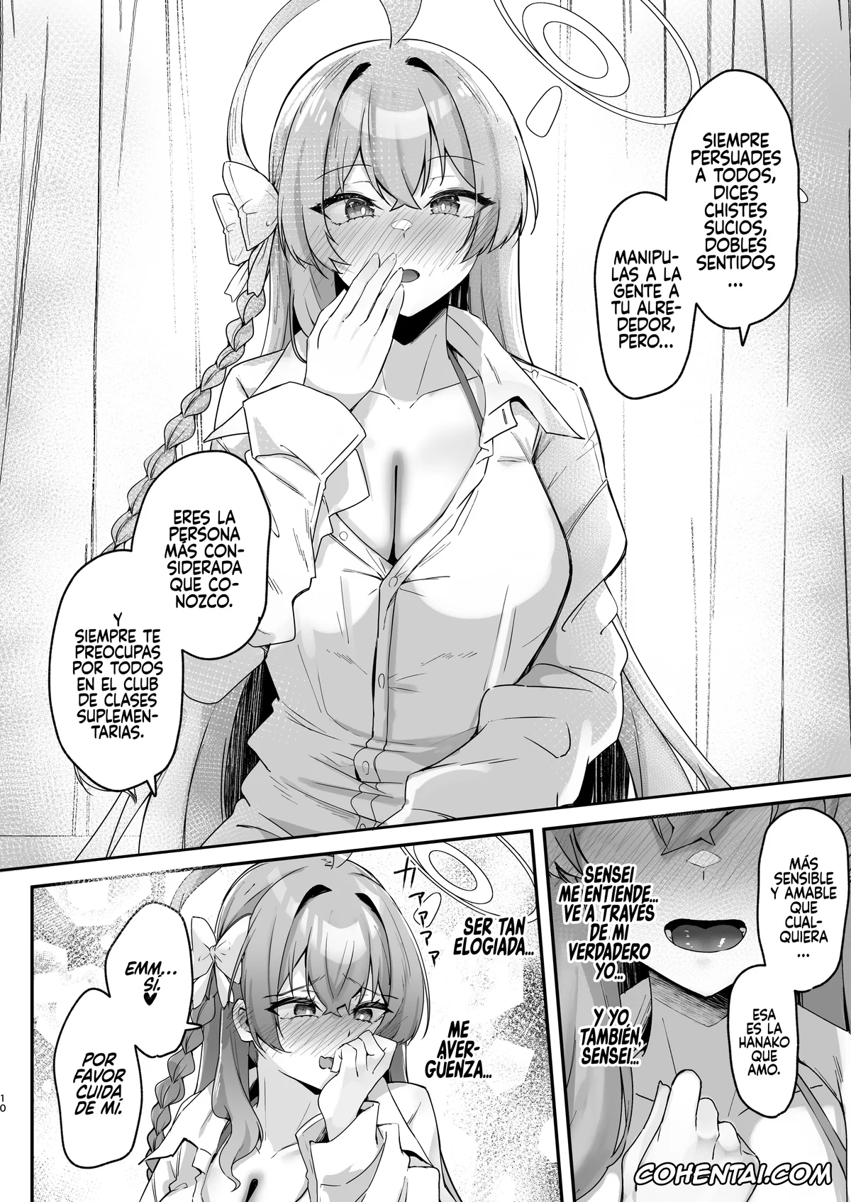 Blue Archive hentai, Hanako Urawa hentai, Sensei hentai, Urawa no Hanazono (Blue Archive), pagina 9