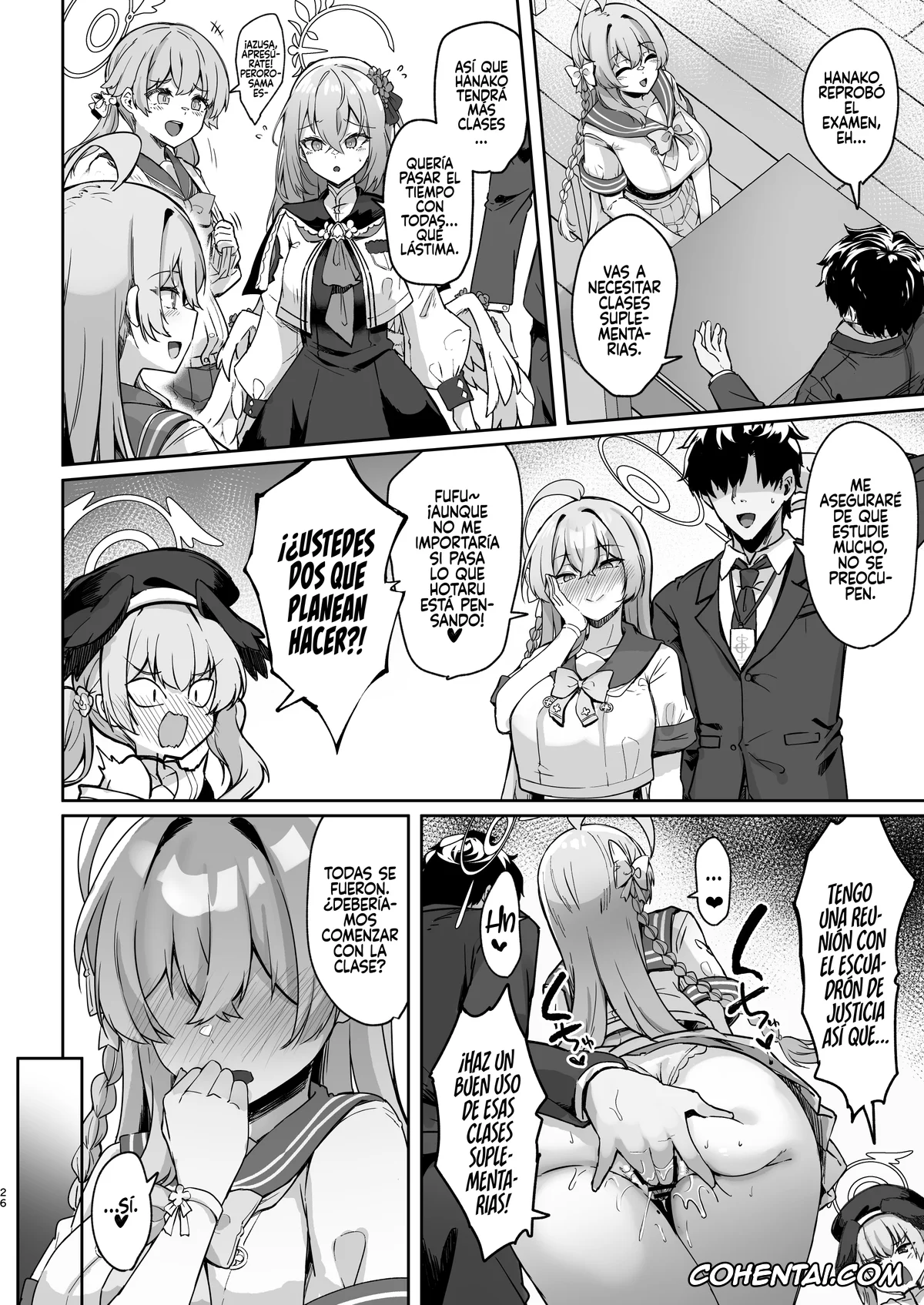 Blue Archive xxx, Hanako Urawa xxx, Sensei xxx, Urawa no Hanazono (Blue Archive), pagina 25