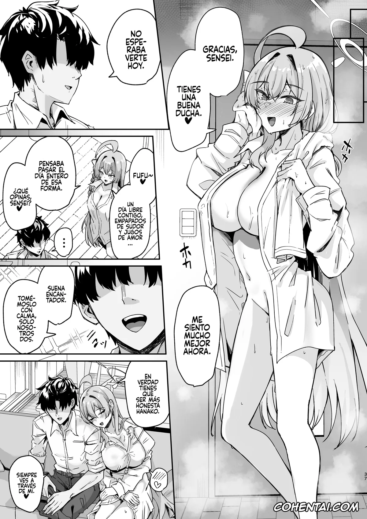 Blue Archive hentai, Hanako Urawa hentai, Sensei hentai, Urawa no Hanazono (Blue Archive), pagina 36