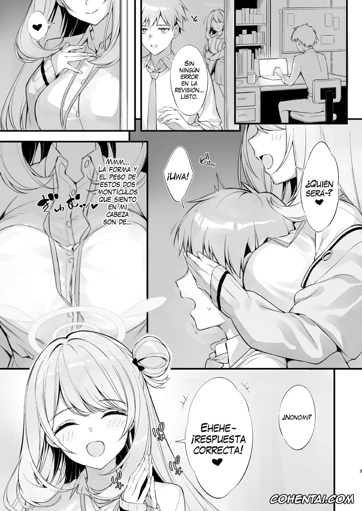 Blue Archive porno, Nonomi Izayoi porno, Sensei porno, Sensei, Nechattan desu ka? Osocchatte mo Ii desu ka? (Blue Archive), pagina 2