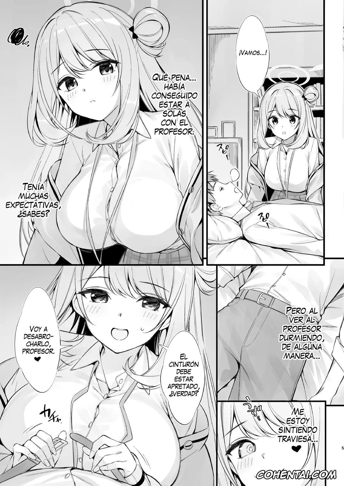 Blue Archive xxx, Nonomi Izayoi xxx, Sensei xxx, Sensei, Nechattan desu ka? Osocchatte mo Ii desu ka? (Blue Archive), pagina 4