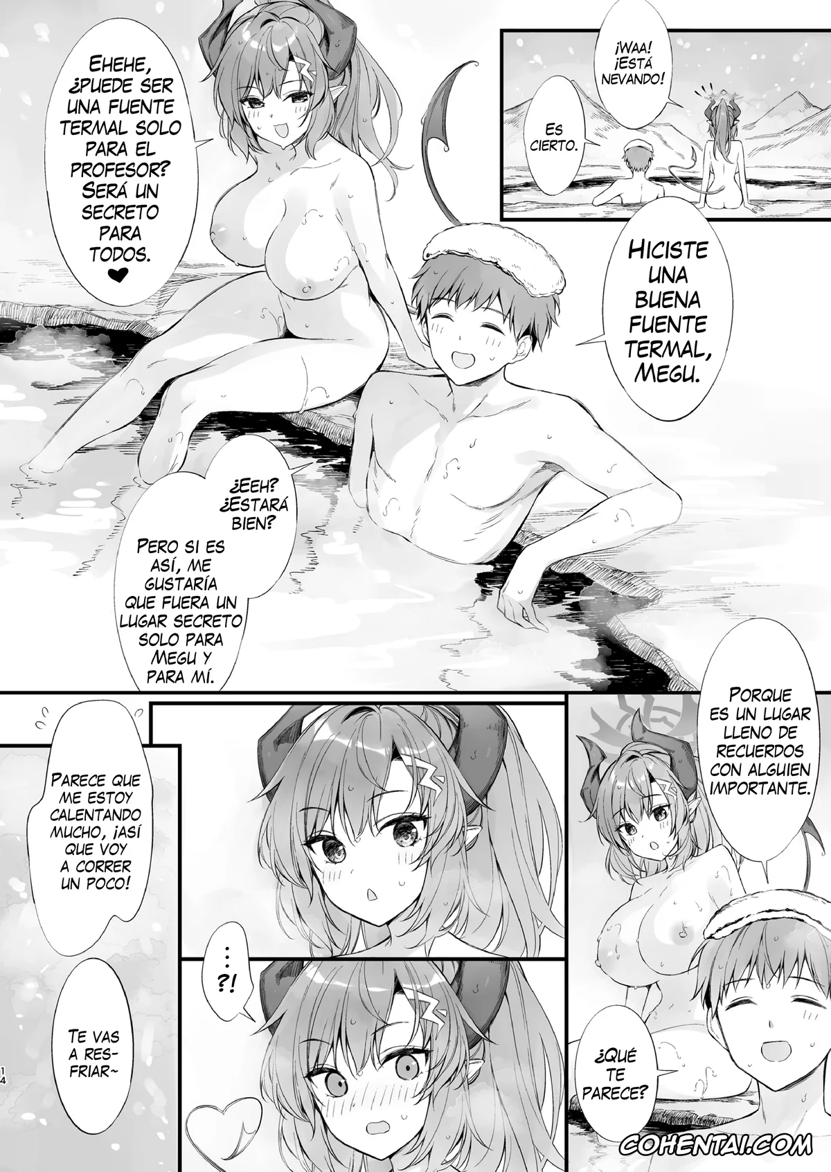 Blue Archive xxx, ️Megu Shimokura xxx, Sensei xxx, Sensei! Watashi to Issho ni Attamaro? (Blue Archive), pagina 13
