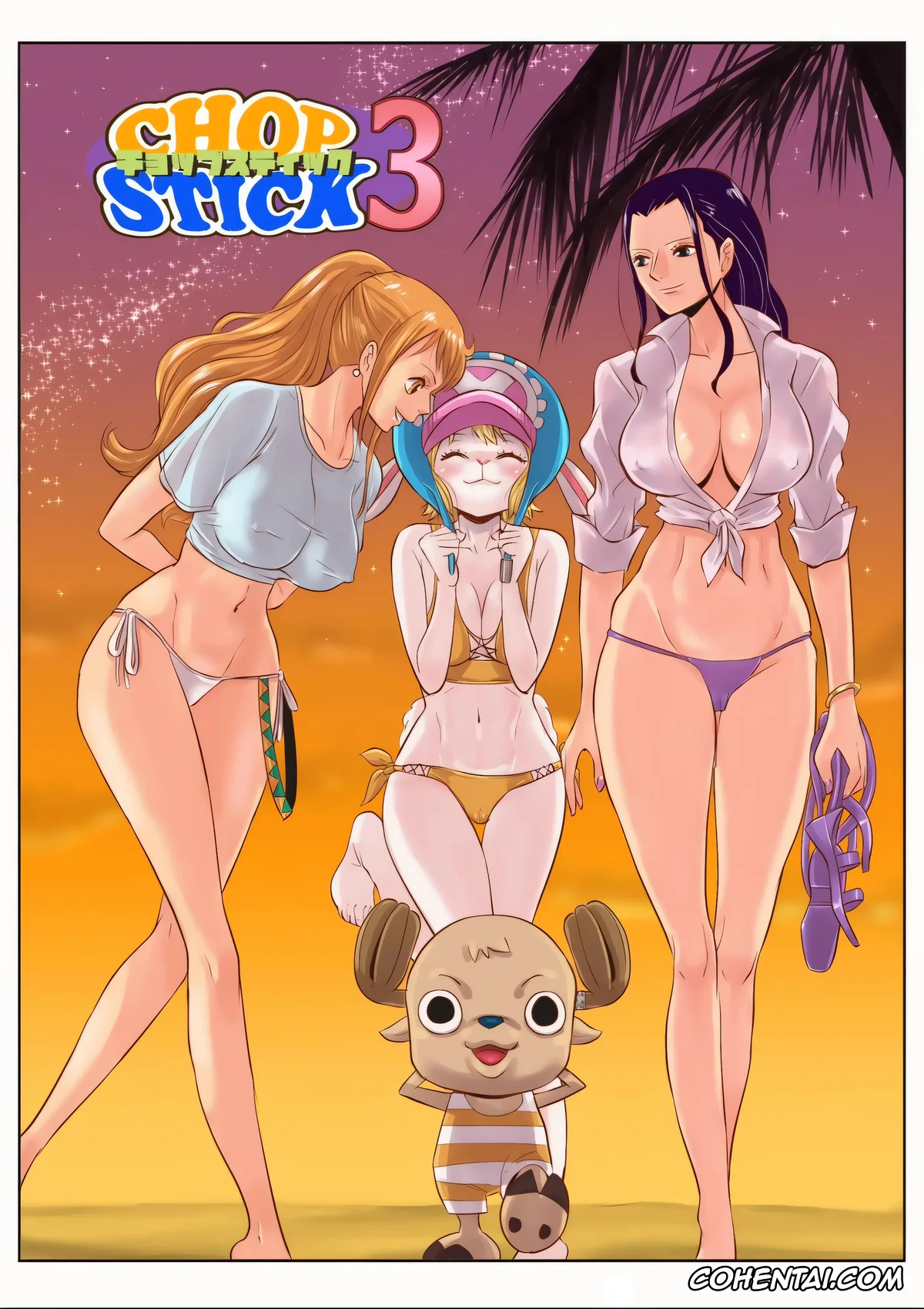 One Piece porno, Carrot porno, Nami porno, Nico Robin porno, Tony Tony Chopper porno, CHOP STICK 3 (One Piece), pagina 2
