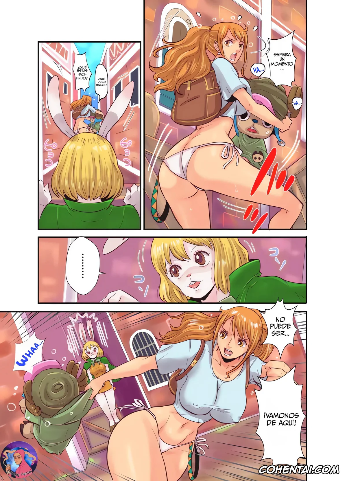 One Piece porno, Carrot porno, Nami porno, Nico Robin porno, Tony Tony Chopper porno, CHOP STICK 3 (One Piece), pagina 8