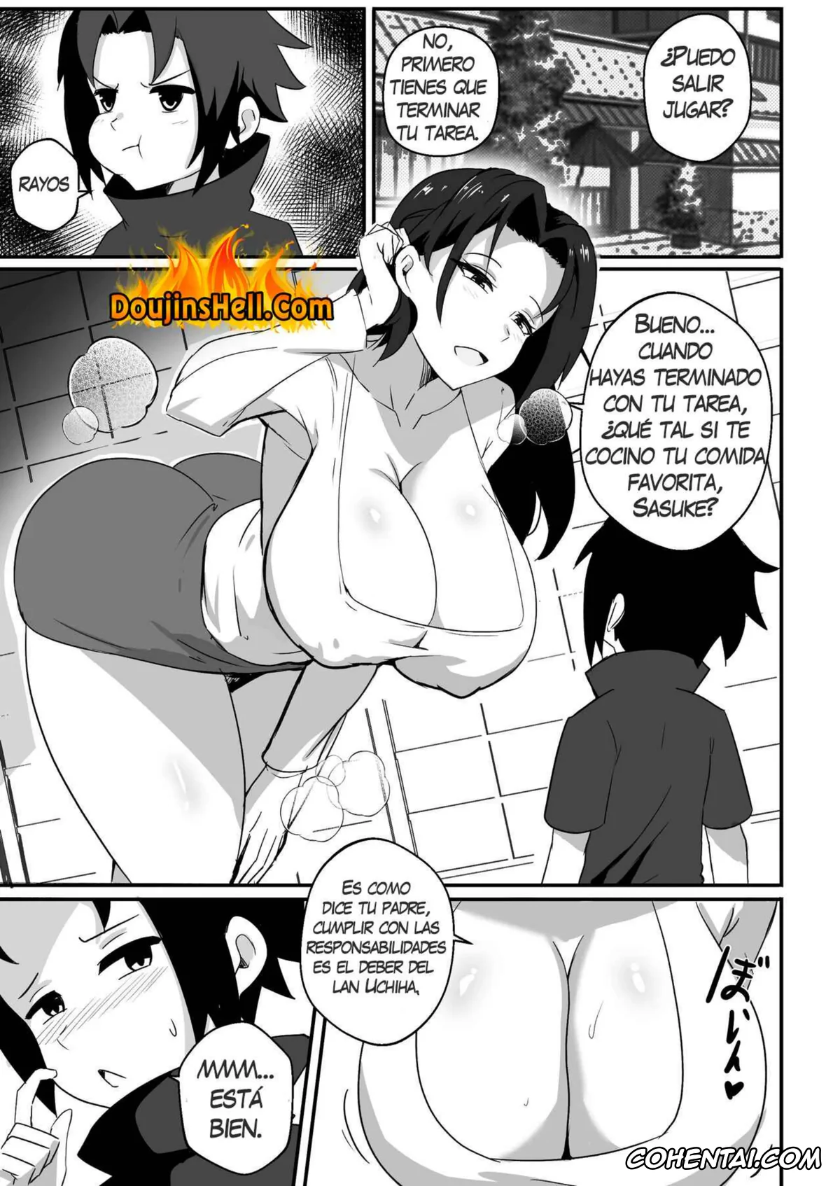 NARUTO porno, Mikoto Uchiha porno, B-trayal 44 Mikoto Uchiha (Naruto), pagina 2