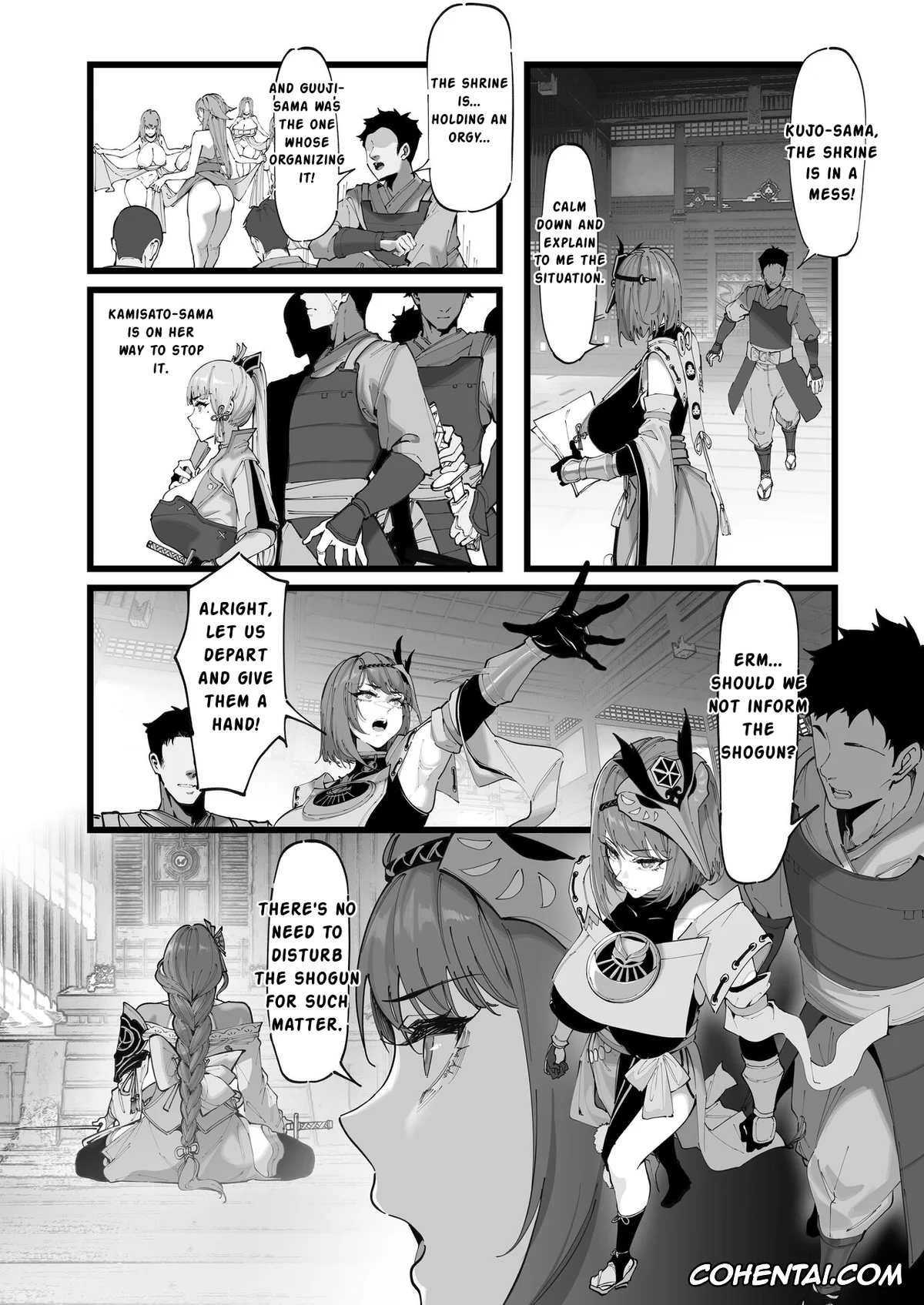 Genshin Impact xxx, Ayaka Kamisato xxx, Hilichurl xxx, Sara Kujou xxx, Shinobu Kuki xxx, Yae Miko xxx, Hakase no Kenkyuu 2 (Genshin Impact), pagina 19