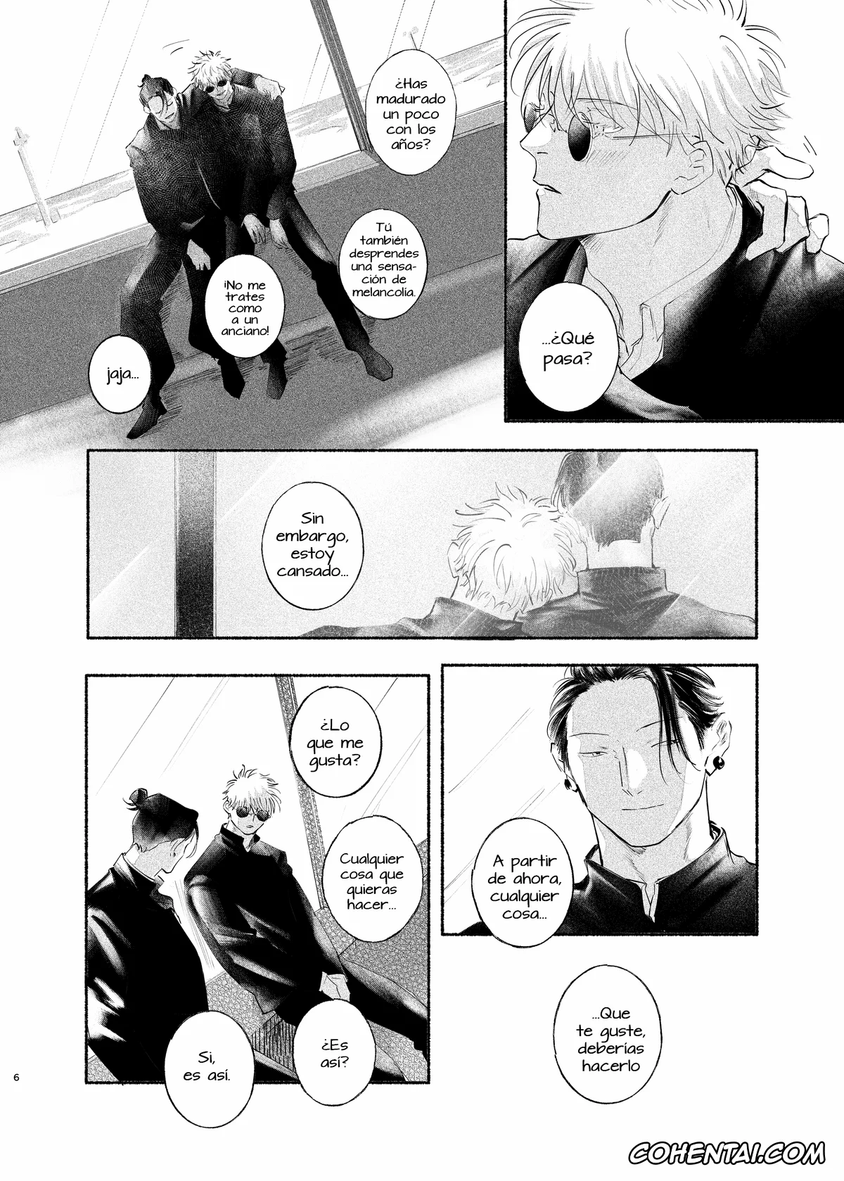 Jujutsu Kaisen porno, Satoru Gojo porno, Suguru Geto porno, Yatta Koto Nai Koto Shite Mitai – Giving up and salvation at the relay point between north and south. (Jujutsu Kaisen), pagina 5