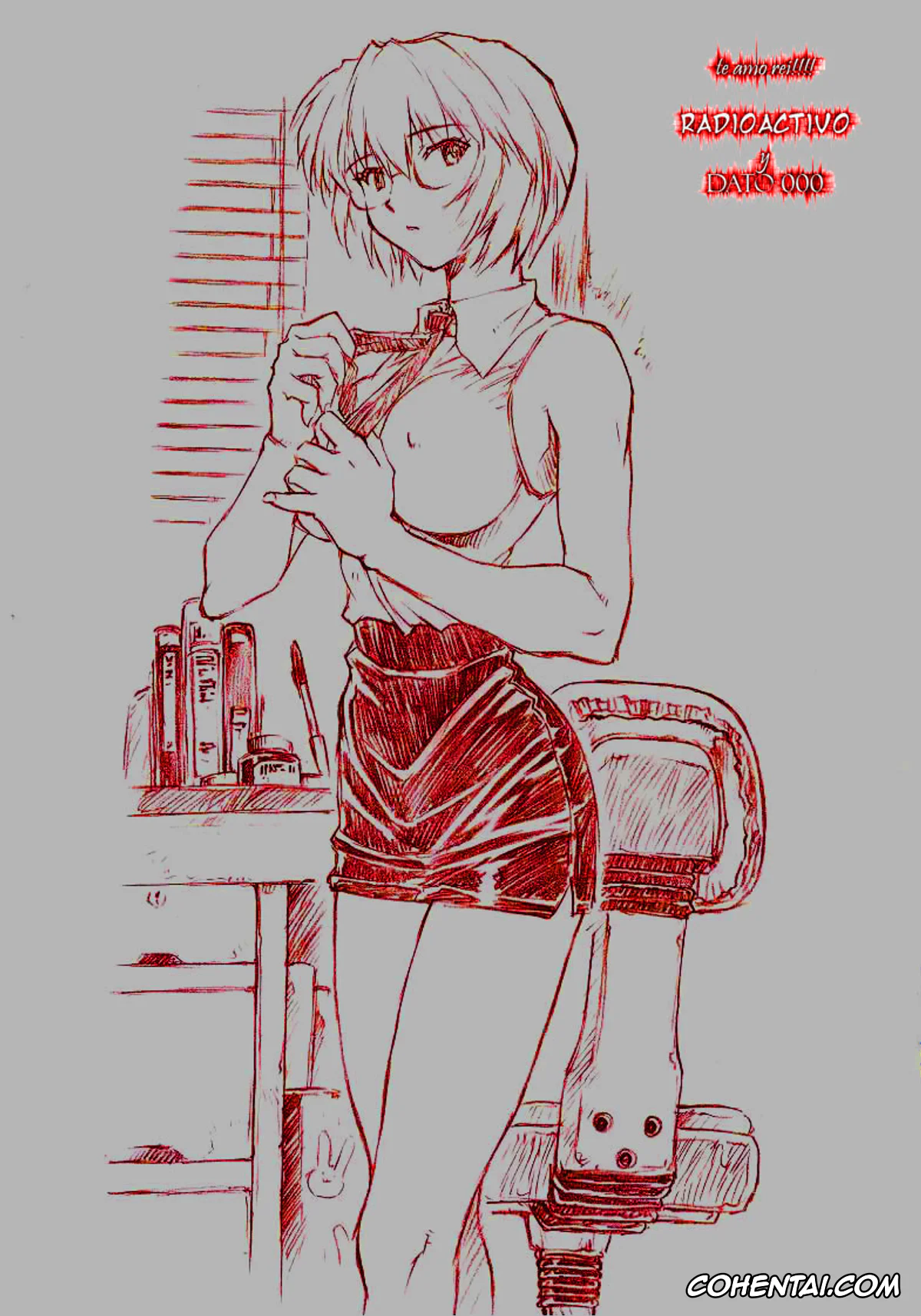 Neon Genesis Evangelion porno, Rei Ayanami porno, Ayanami 3 Sensei Hen (Neon Genesis Evangelion), pagina 32