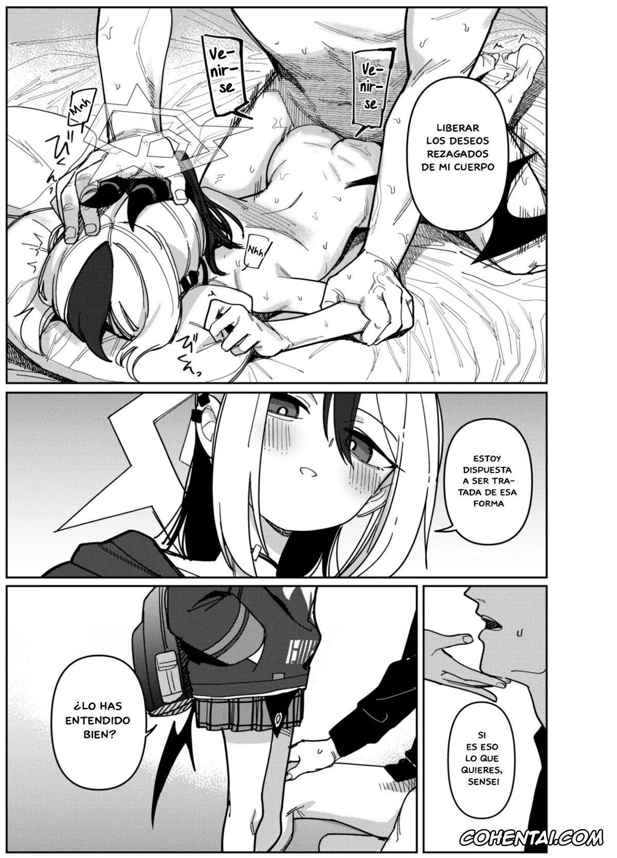 Blue Archive hentai, Kayoko Onikata hentai, Sensei hentai, Onikata Kayoko wa Konna Koto Shinai. Part. 2 (Blue Archive), pagina 9