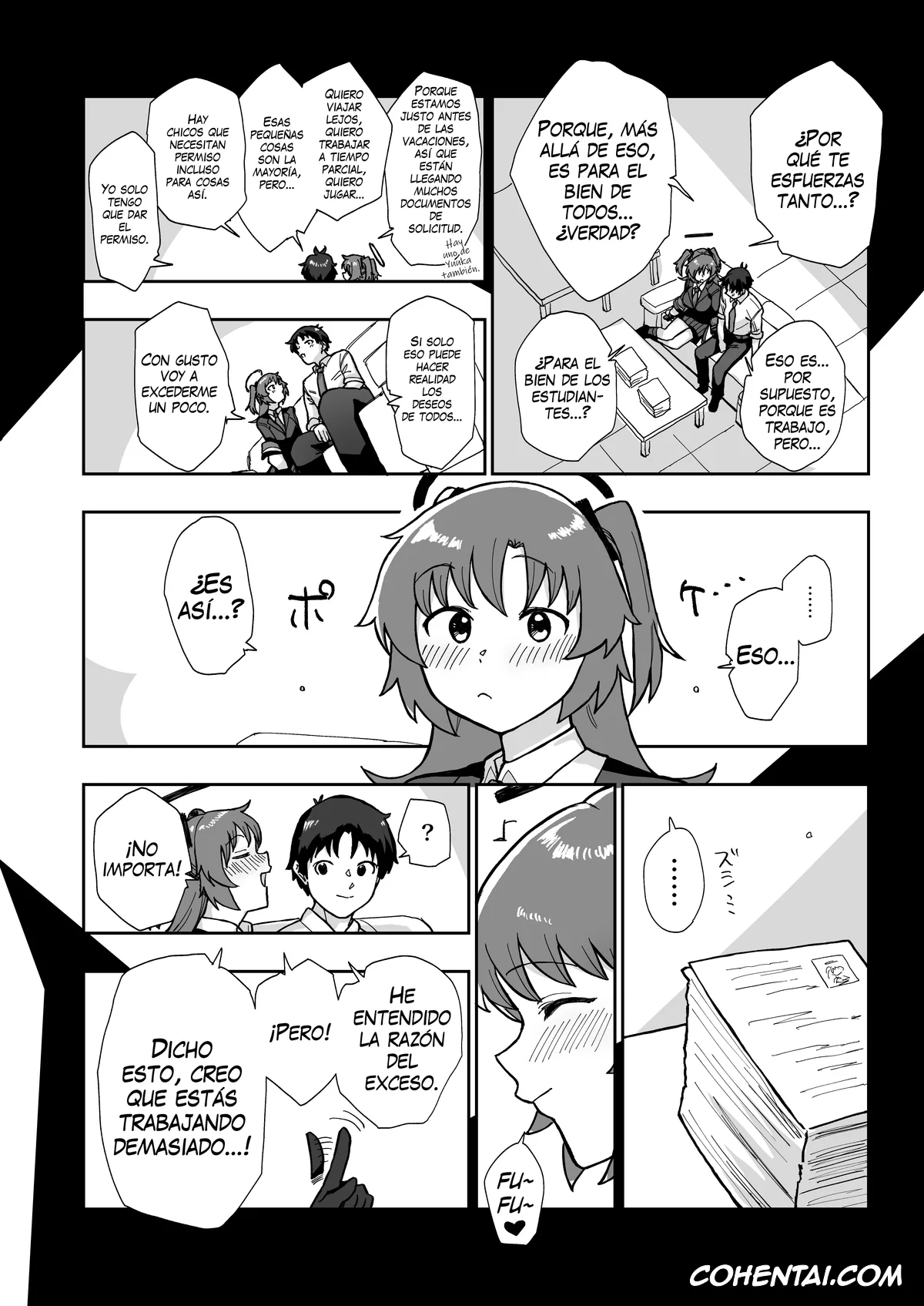 Blue Archive hentai, Sensei hentai, Yuuka Hayase hentai, Formal Invitation (Blue Archive), pagina 6