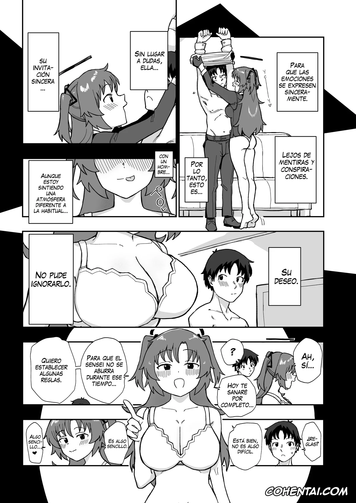Blue Archive hentai, Sensei hentai, Yuuka Hayase hentai, Formal Invitation (Blue Archive), pagina 9