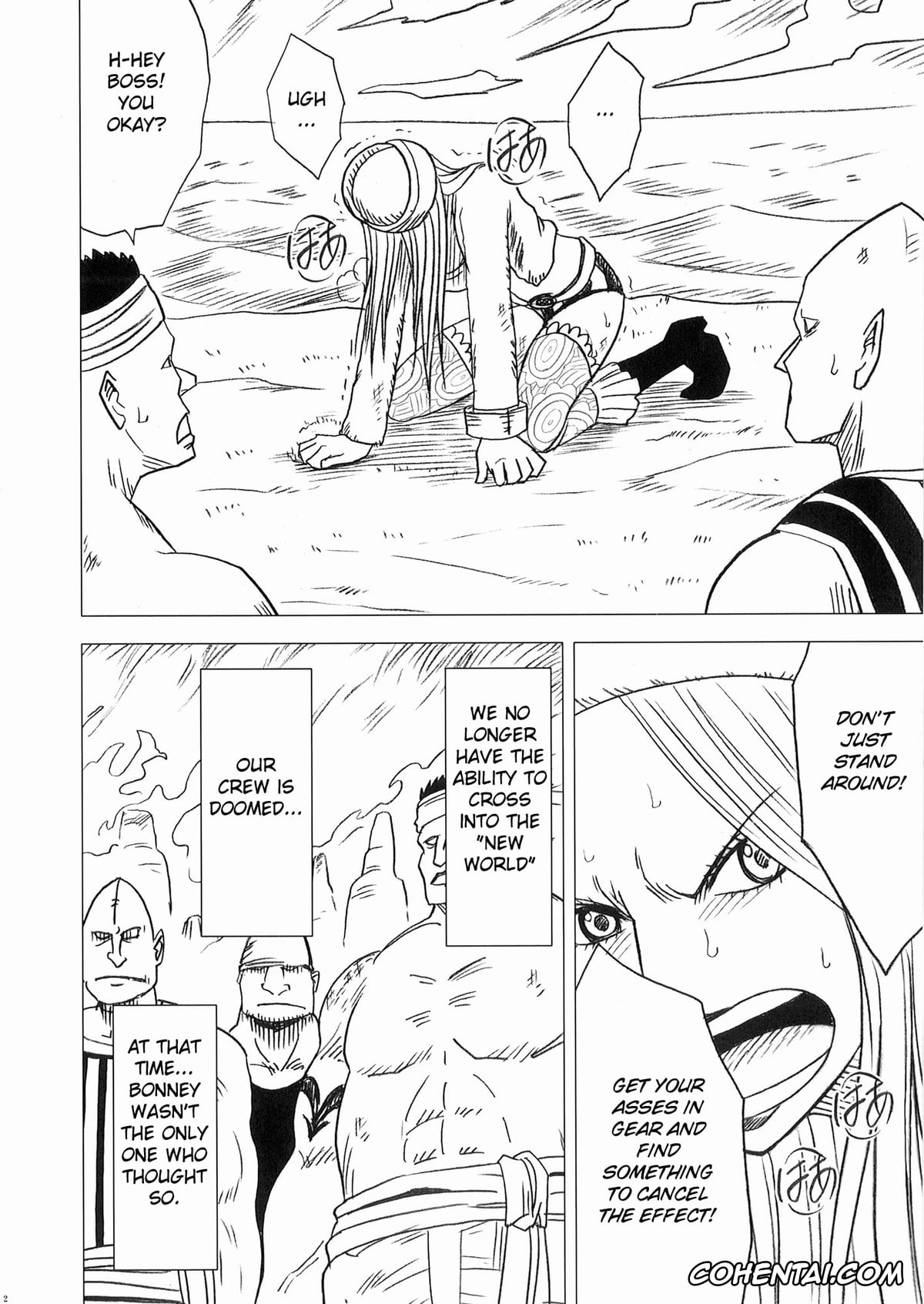 One Piece hentai, Jewelry Bonney hentai, Bonnie no Haiboku (One Piece), pagina 3