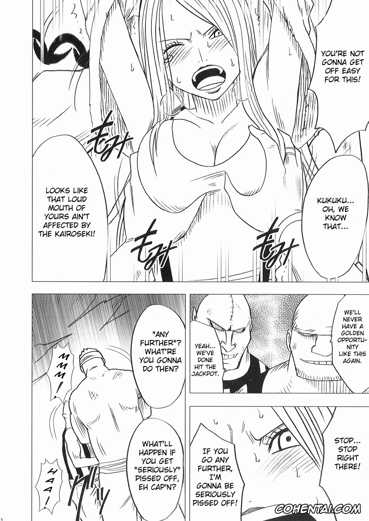 One Piece hentai, Jewelry Bonney hentai, Bonnie no Haiboku (One Piece), pagina 9