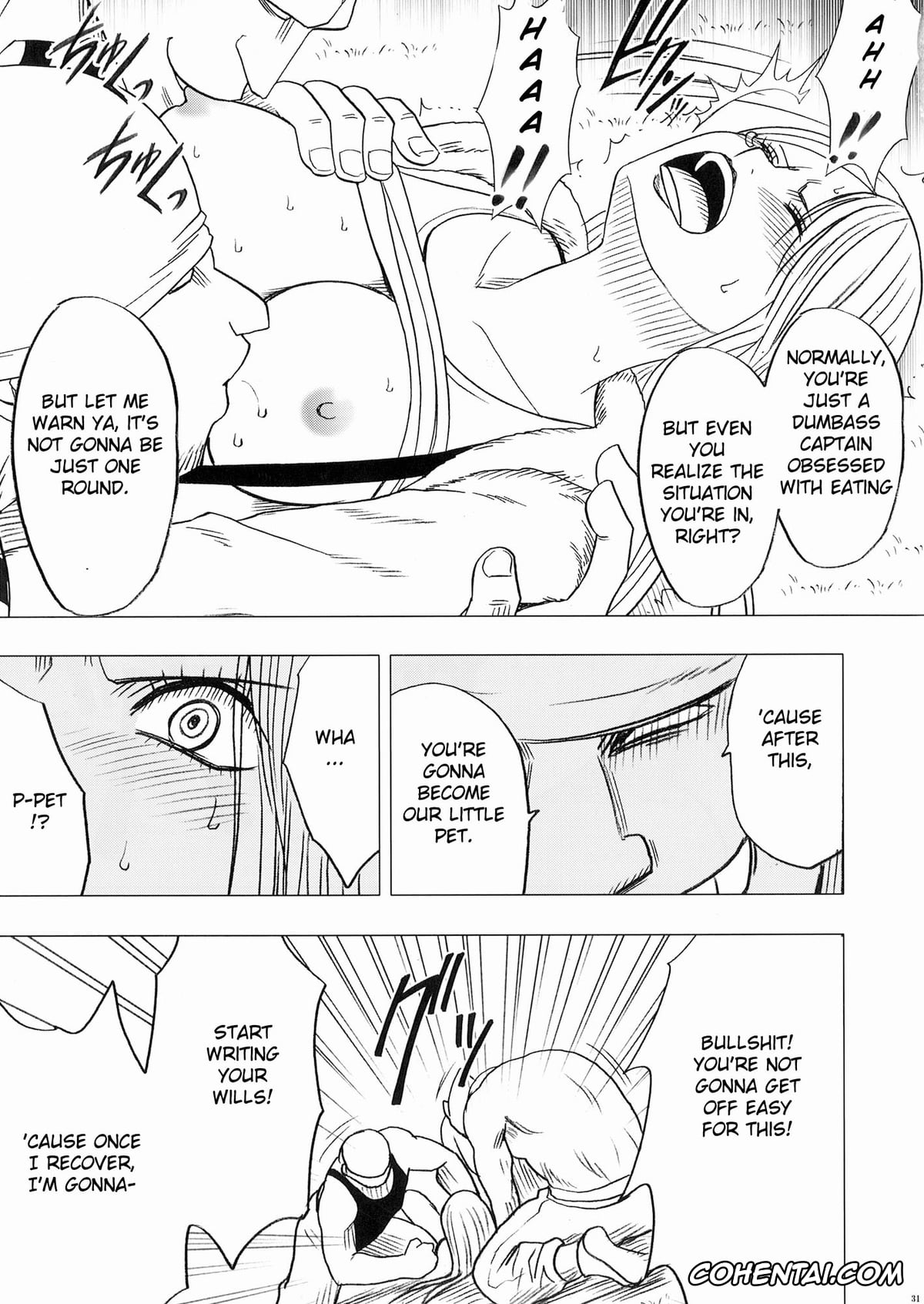 One Piece xxx, Jewelry Bonney xxx, Bonnie no Haiboku (One Piece), pagina 31