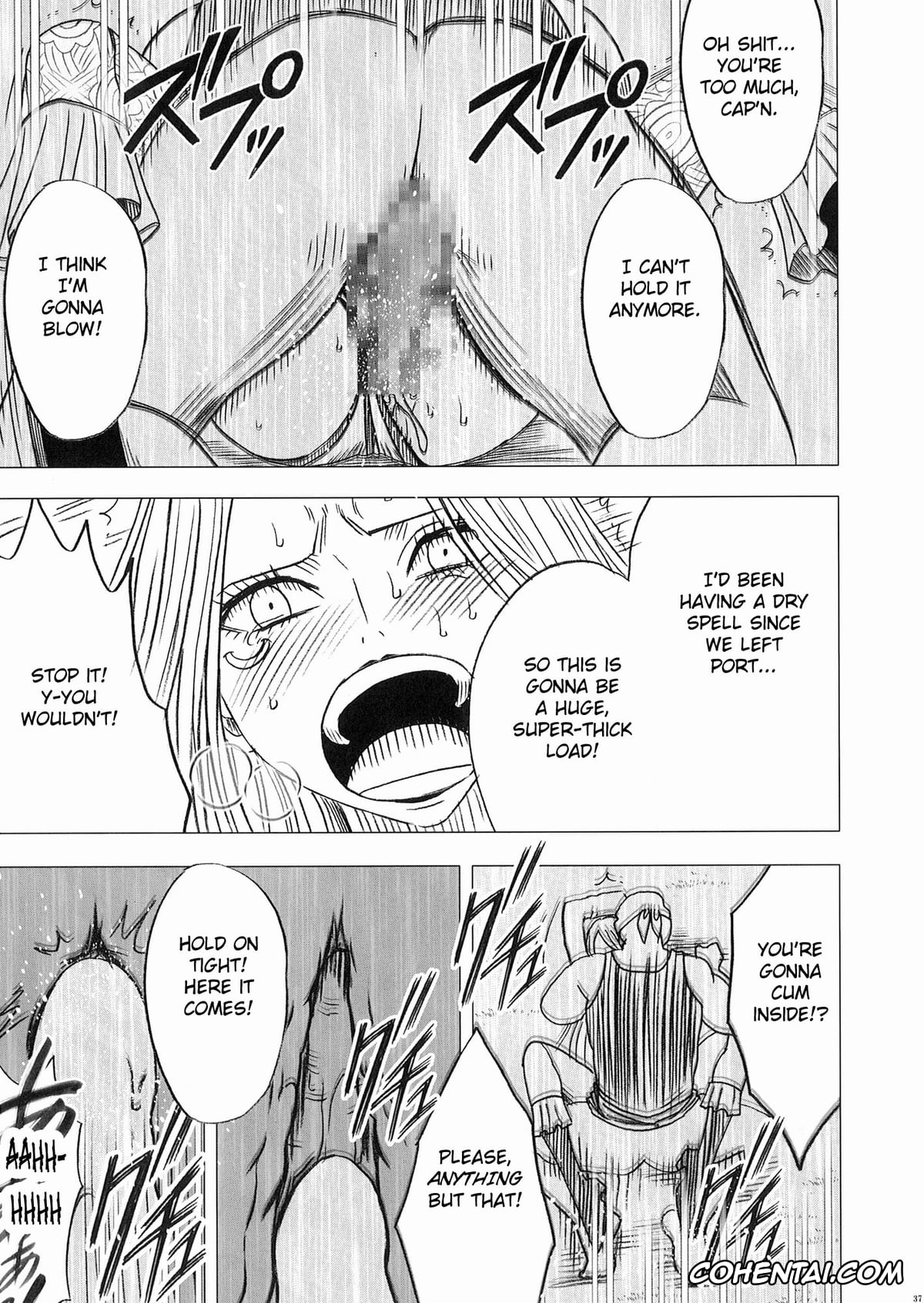 One Piece xxx, Jewelry Bonney xxx, Bonnie no Haiboku (One Piece), pagina 37