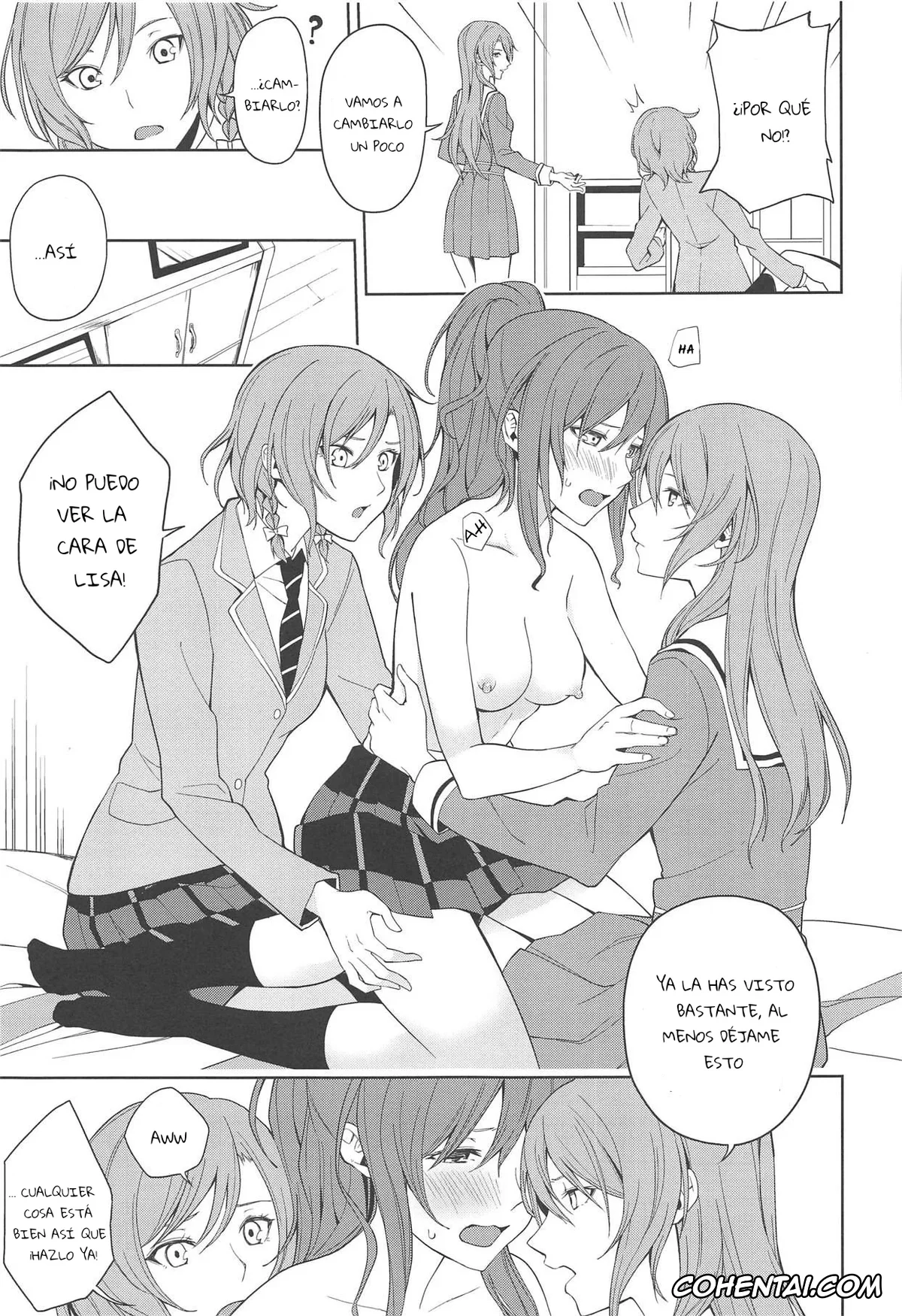BanG Dream! xxx, Hina Hikawa xxx, Lisa Imai xxx, Sayo Hikawa xxx, Sayo Lisa Hina Ecchi Bon (BanG Dream!), pagina 4