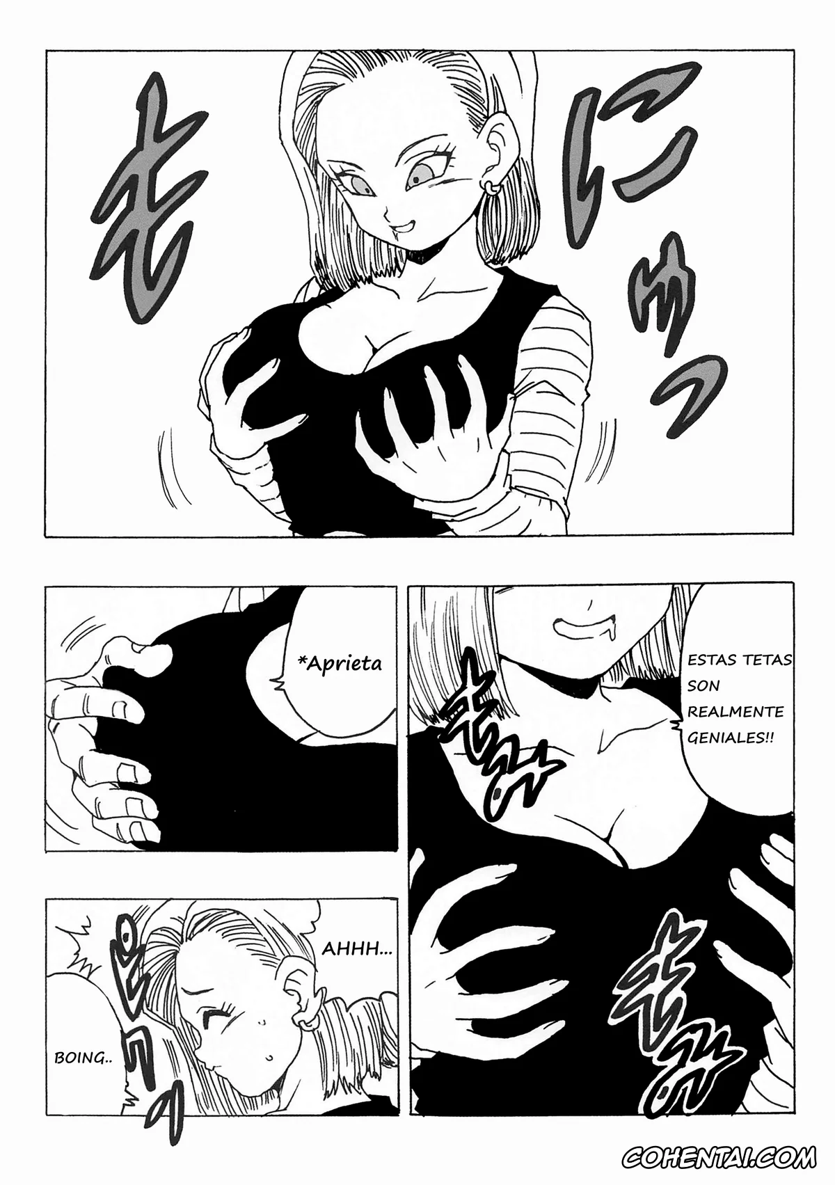 Dragon Ball Z porno, Android 18 porno, Master Roshi porno, Oolong porno, 18-gou LOVE (Dragon Ball Z), pagina 5