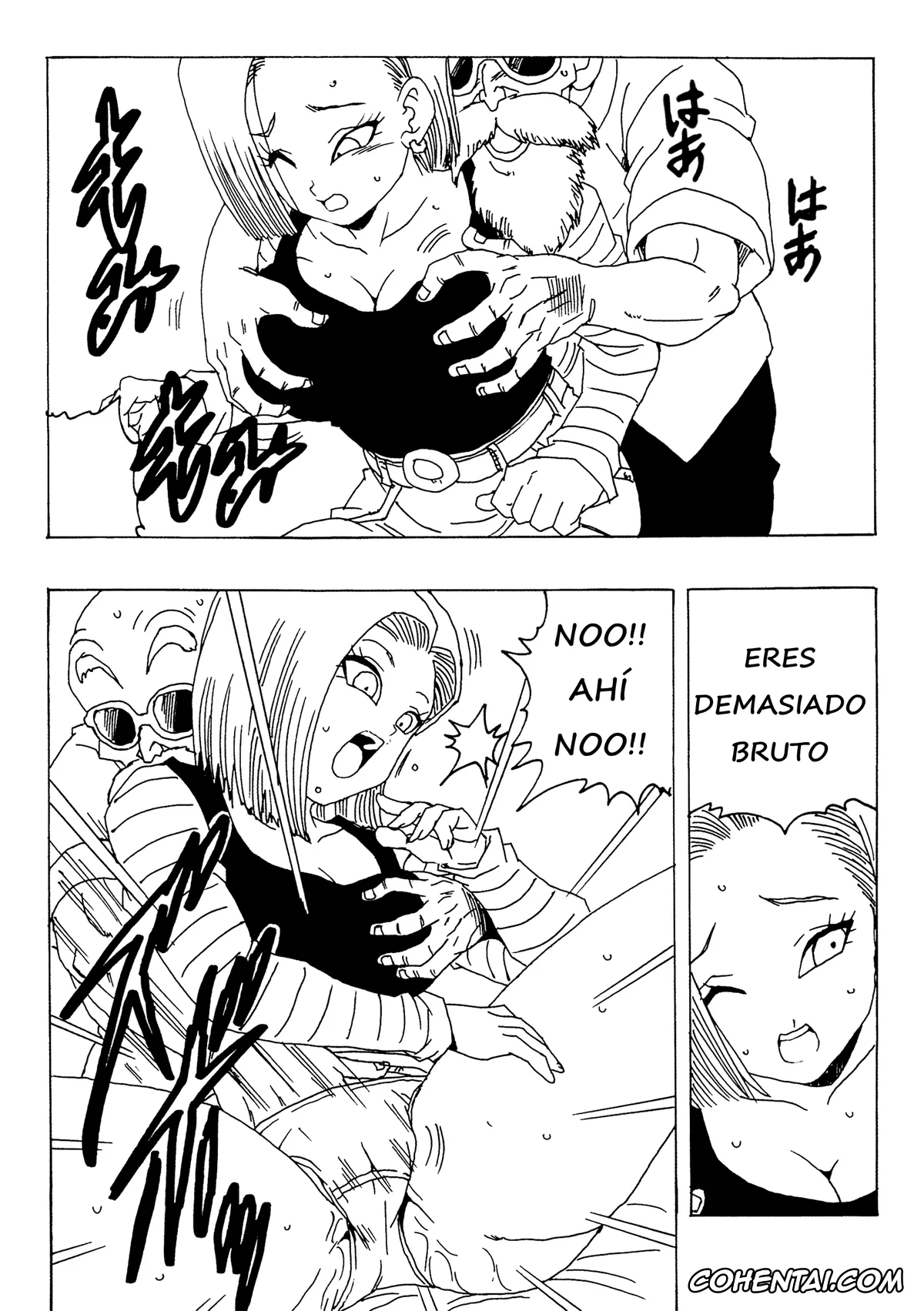 Dragon Ball Z xxx, Android 18 xxx, Master Roshi xxx, Oolong xxx, 18-gou LOVE (Dragon Ball Z), pagina 10