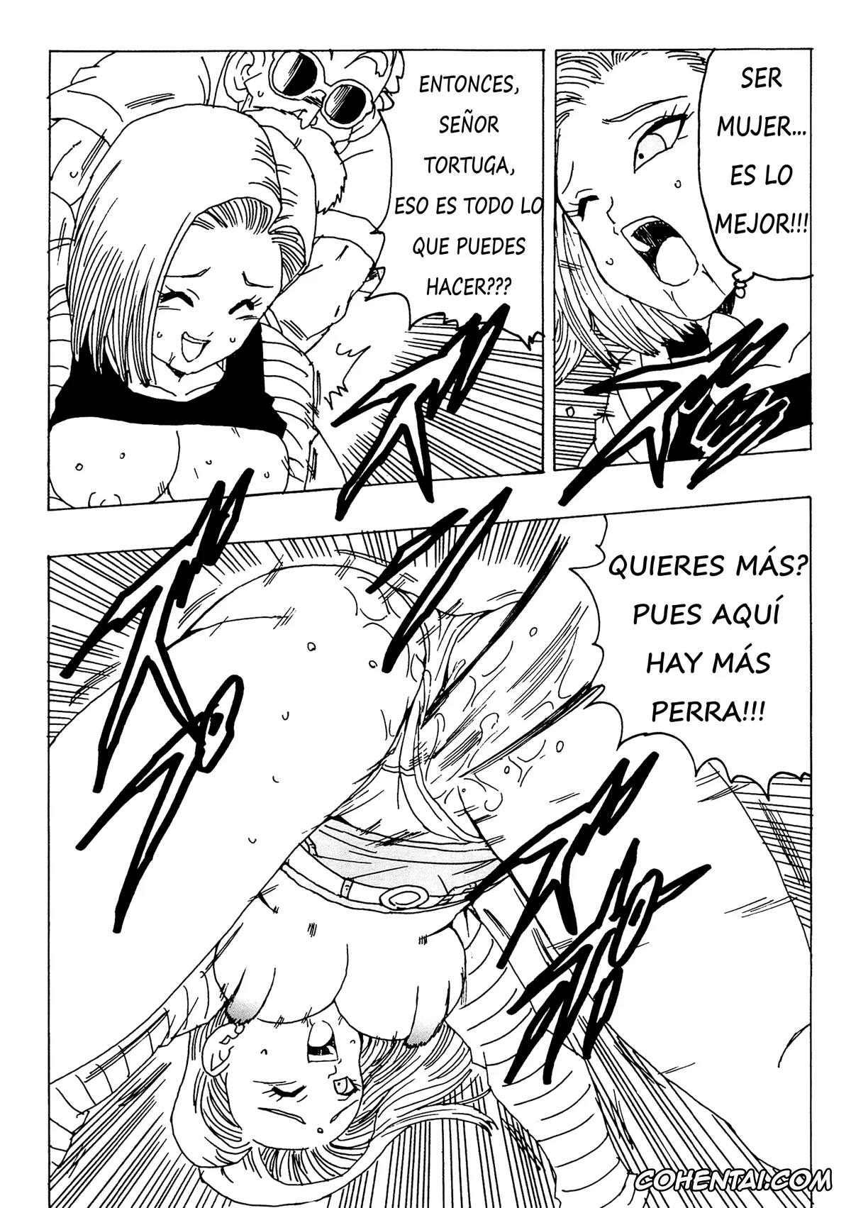 Dragon Ball Z porno, Android 18 porno, Master Roshi porno, Oolong porno, 18-gou LOVE (Dragon Ball Z), pagina 17
