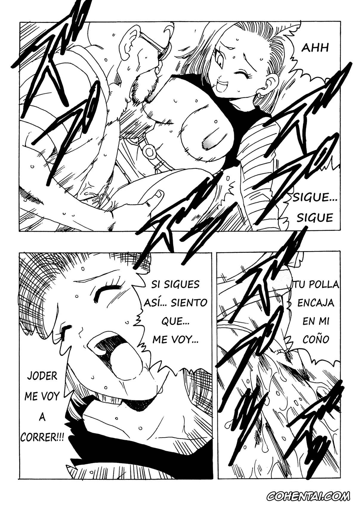 Dragon Ball Z hentai, Android 18 hentai, Master Roshi hentai, Oolong hentai, 18-gou LOVE (Dragon Ball Z), pagina 21