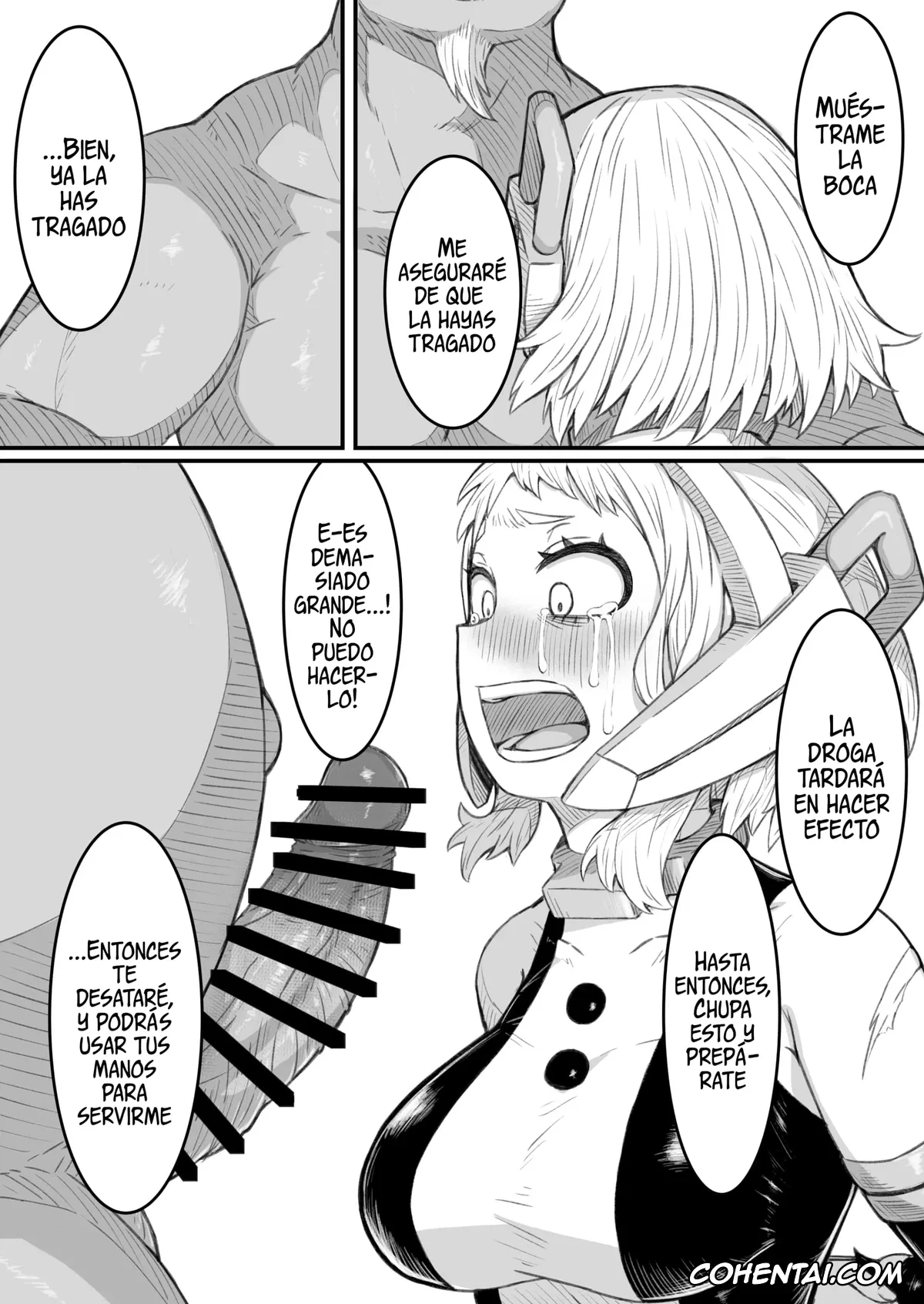 Kimetsu No Yaiba | Demon Slayer xxx, My Hero Academia | Boku No Hero Academia xxx, Momo Yaoyorozu xxx, Ochako Uraraka xxx, Tsuyu Asui xxx, Haiboku Yuuei (Boku no Hero Academia), pagina 7