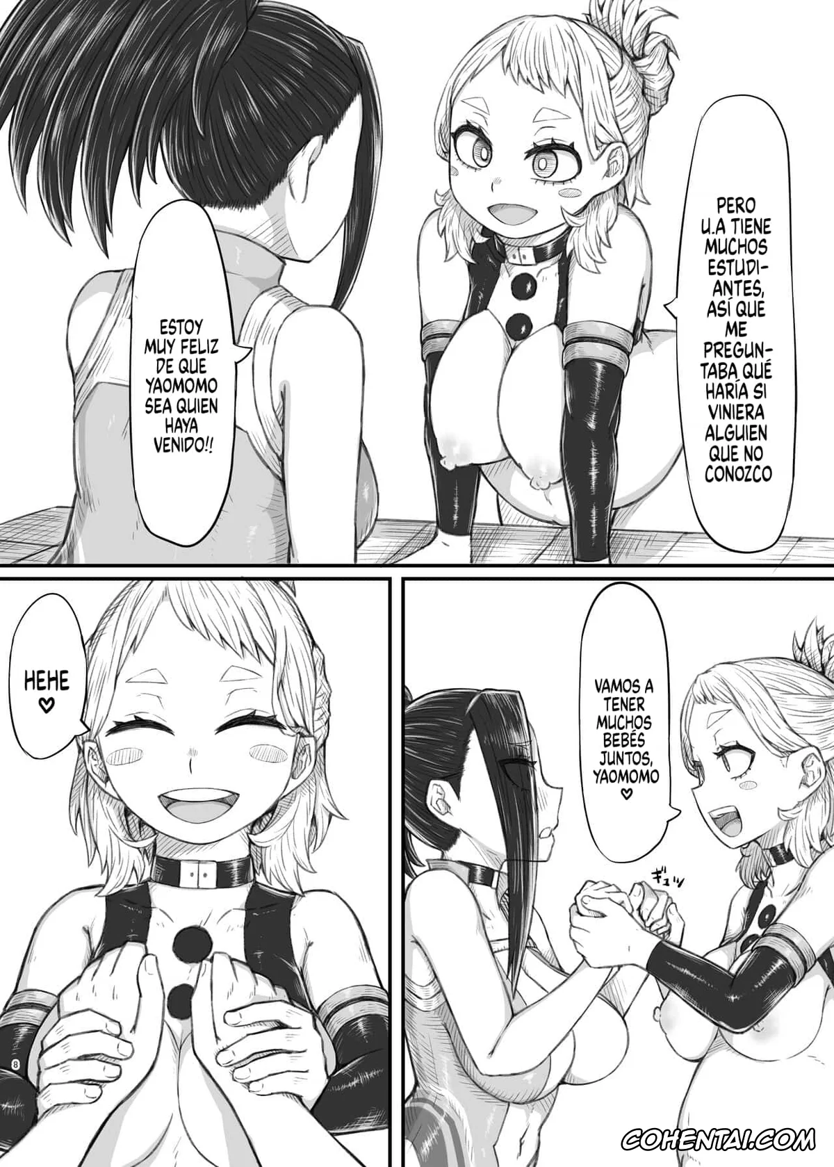 Kimetsu No Yaiba | Demon Slayer hentai, My Hero Academia | Boku No Hero Academia hentai, Momo Yaoyorozu hentai, Ochako Uraraka hentai, Tsuyu Asui hentai, Haiboku Yuuei (Boku no Hero Academia), pagina 30