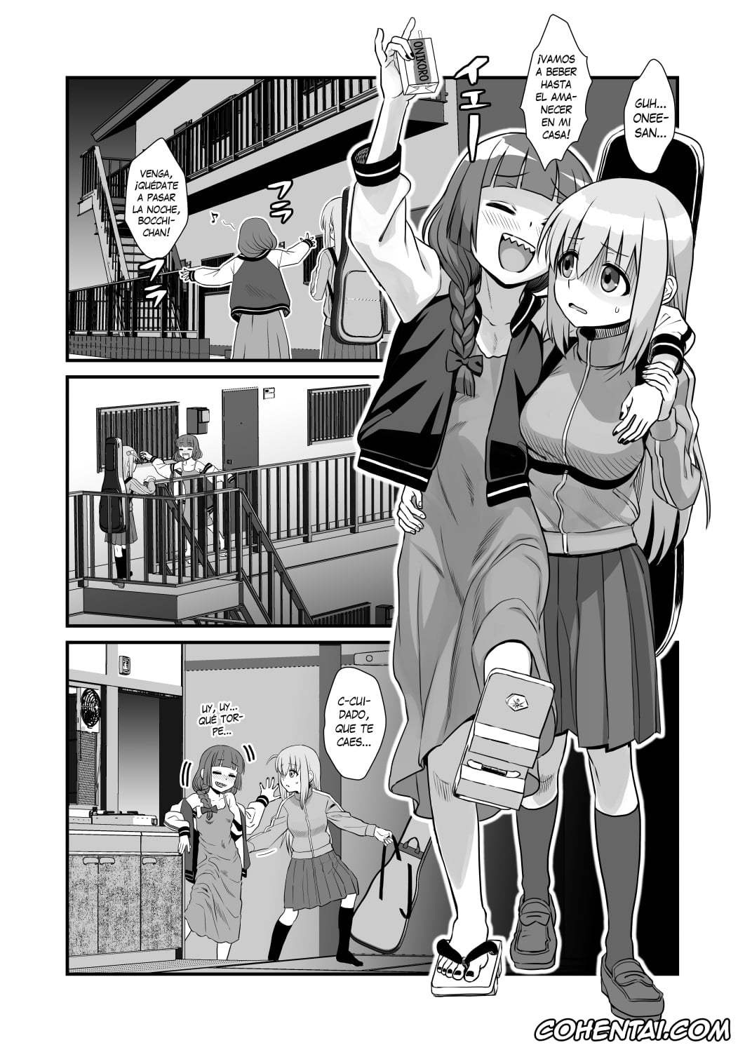 Bocchi the Rock! hentai, Hitori Gotou hentai, Kikuri Hiroi hentai, Bokki the Dick! (Bocchi the Rock!), pagina 3