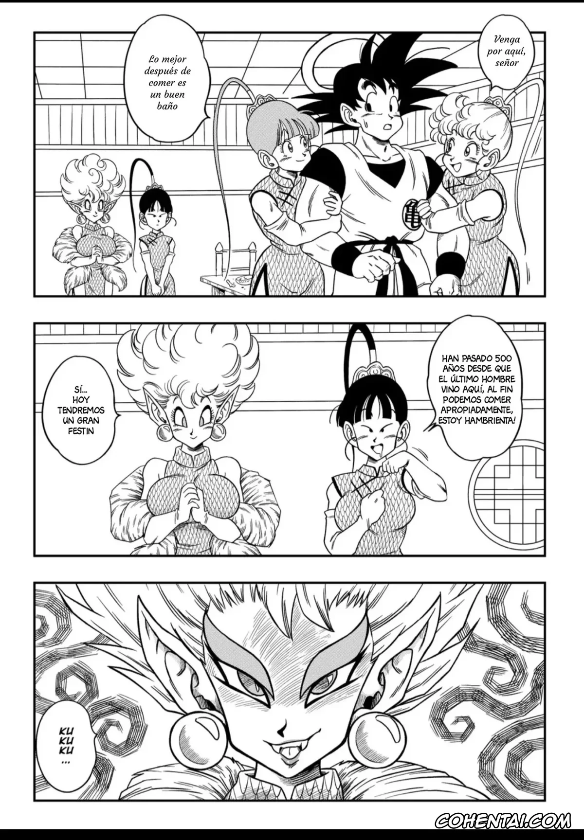 Dragon Ball Z hentai, Princess Snake hentai, Son Goku hentai, Zangya hentai, Paradise or Hell?! Snake Princess’s Hospitality (Dragon Ball Z), pagina 6