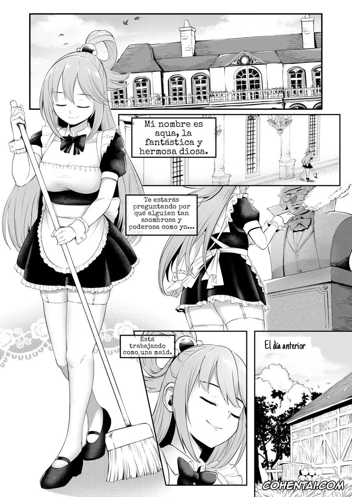 Kono Subarashii Sekai ni Syukufuku o! hentai, Aqua hentai, Maid4Fantasy, pagina 3