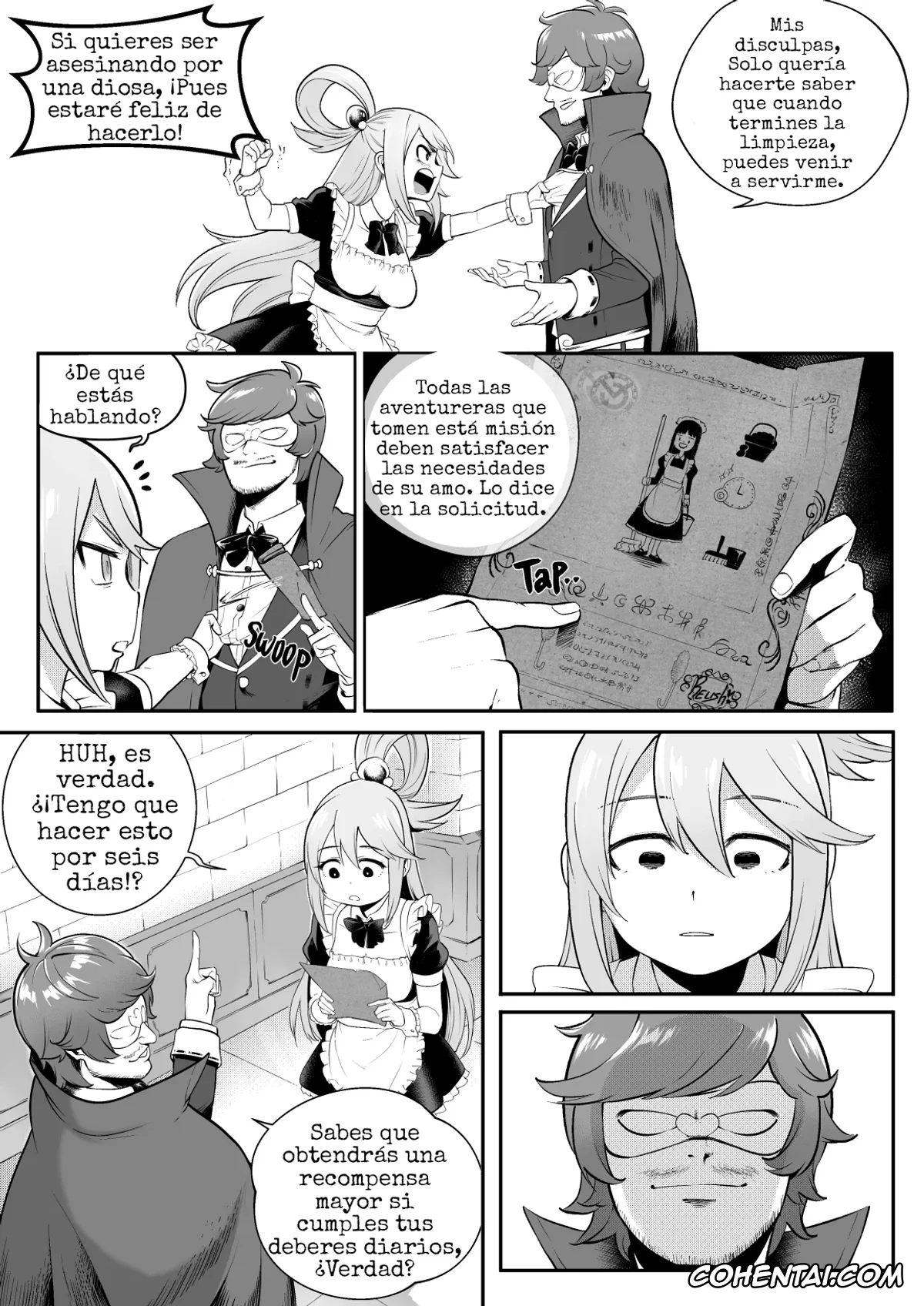 Kono Subarashii Sekai ni Syukufuku o! xxx, Aqua xxx, Maid4Fantasy, pagina 7