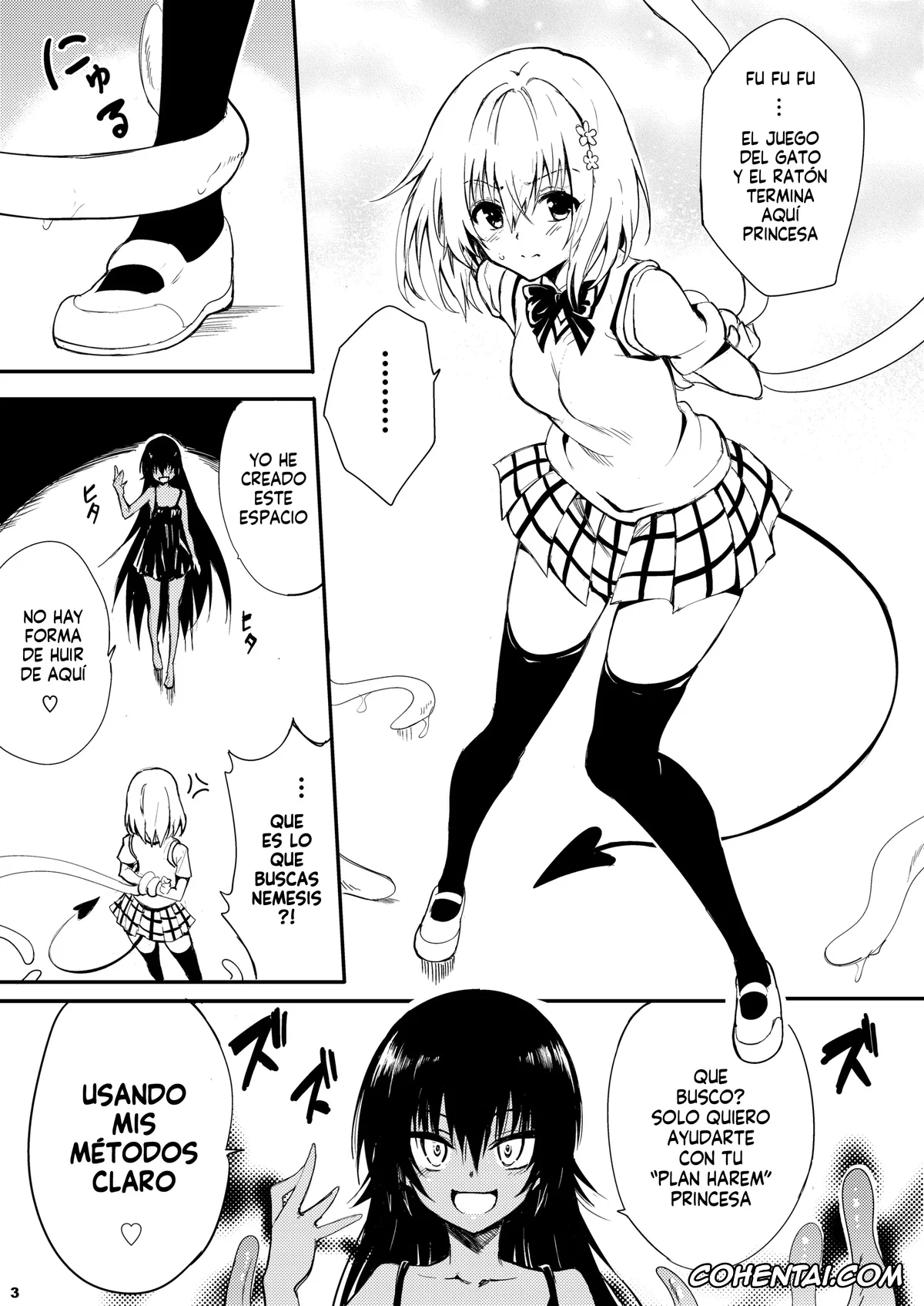 To Love-Ru xxx, Momo Velia Deviluke xxx, Nemesis xxx, Watashi no Harem Keikaku♡ (To LOVE-Ru Darkness), pagina 4