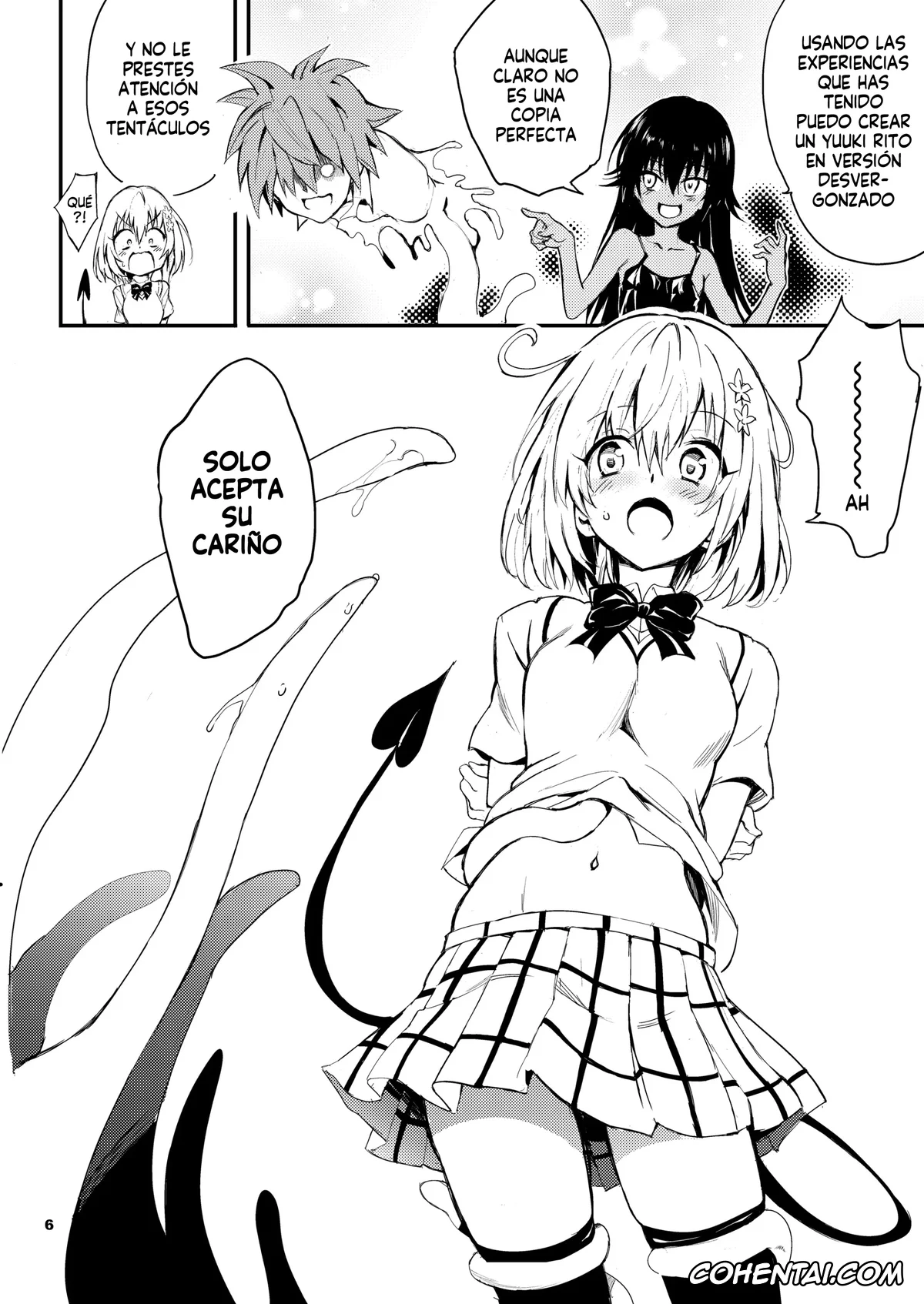 To Love-Ru xxx, Momo Velia Deviluke xxx, Nemesis xxx, Watashi no Harem Keikaku♡ (To LOVE-Ru Darkness), pagina 7