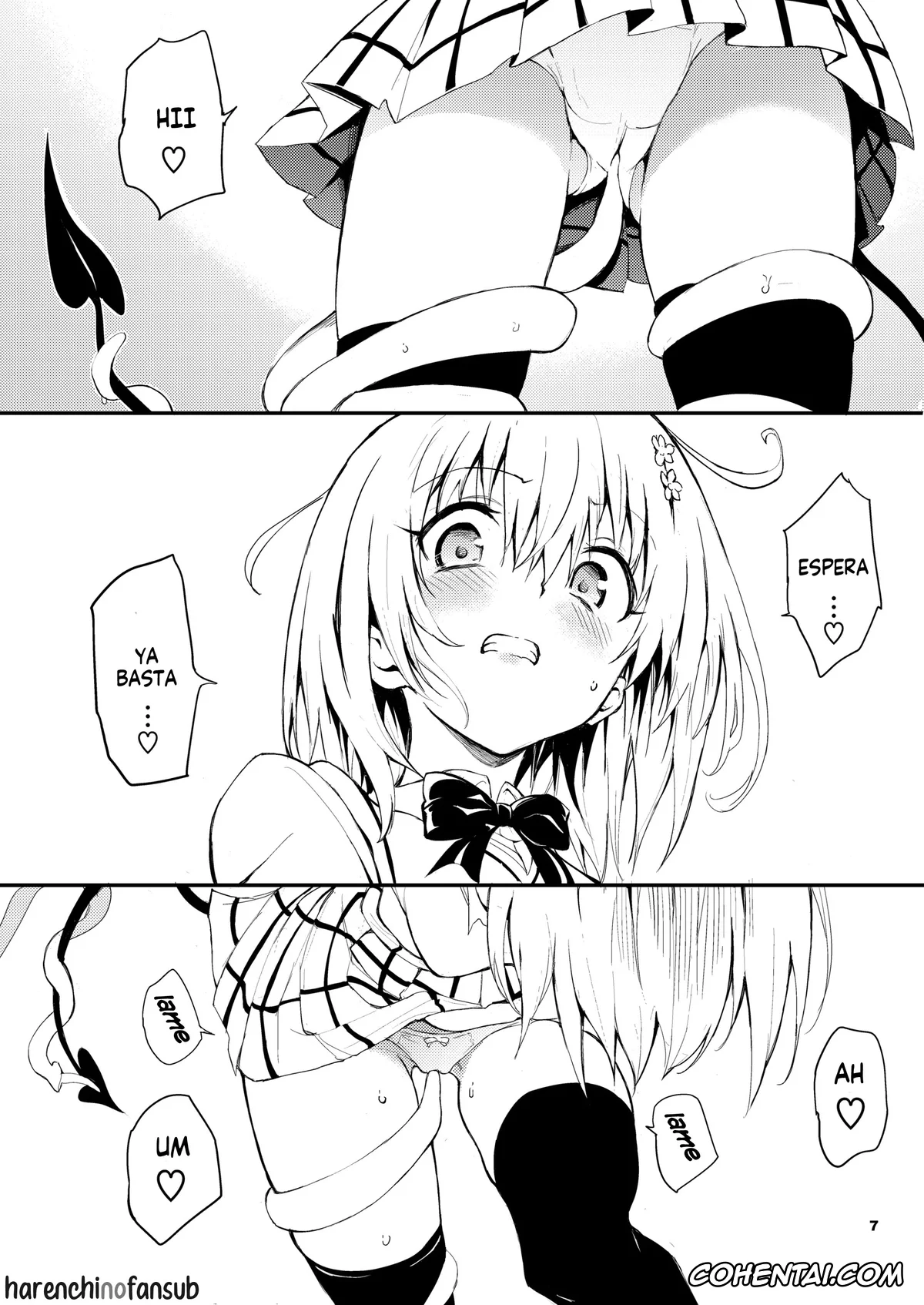 To Love-Ru porno, Momo Velia Deviluke porno, Nemesis porno, Watashi no Harem Keikaku♡ (To LOVE-Ru Darkness), pagina 8