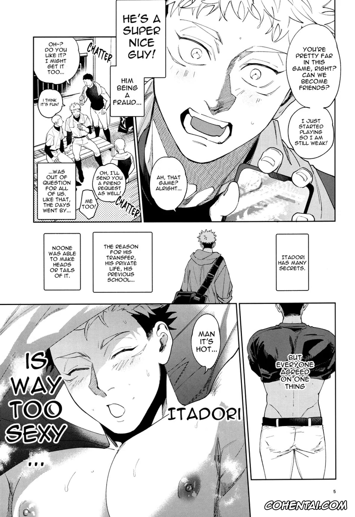 Jujutsu Kaisen xxx, Satoru Gojo xxx, Yuuji Itadori xxx, Totsujo Nyuubu Shitekita Danshi ga Erosugite Nanmo okoranai hazu ga naku (Jujutsu Kaisen), pagina 4