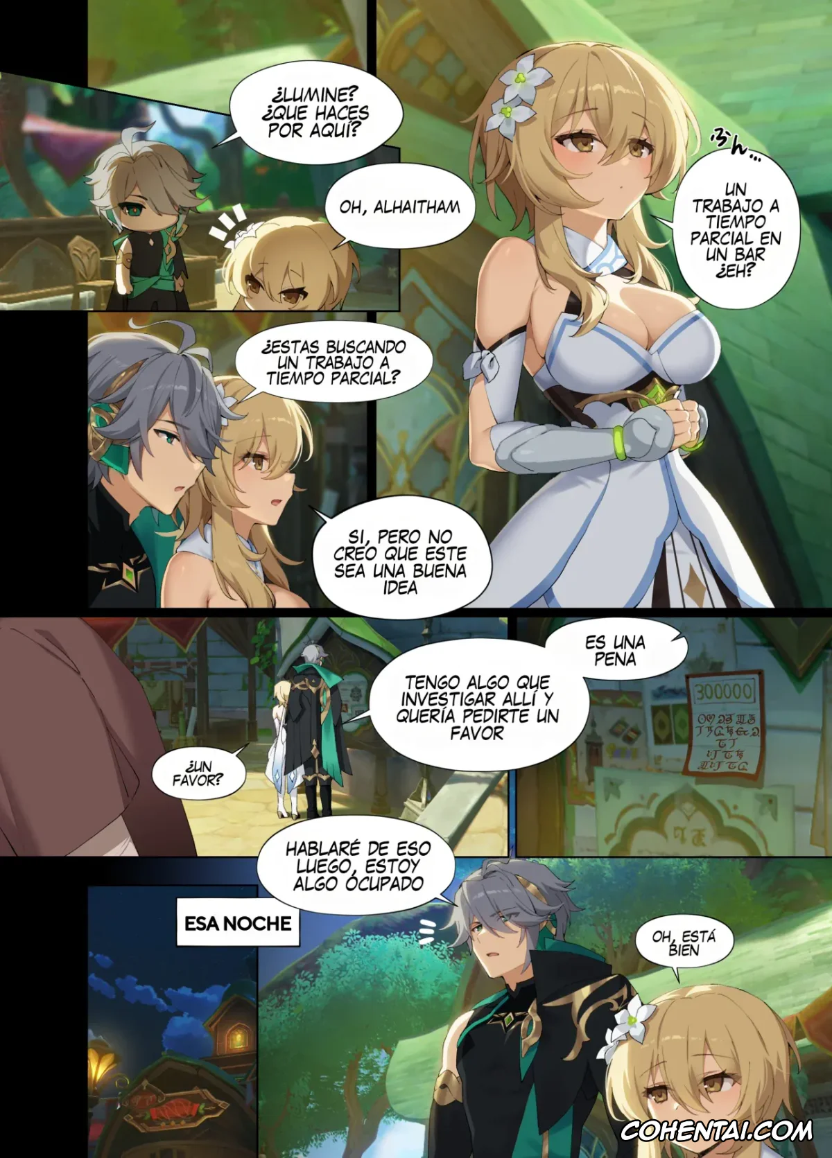 Genshin Impact hentai, Alhaitham hentai, Lumine hentai, Mazu wa Watashi o Chuumon Shite (Genshin Impact), pagina 3