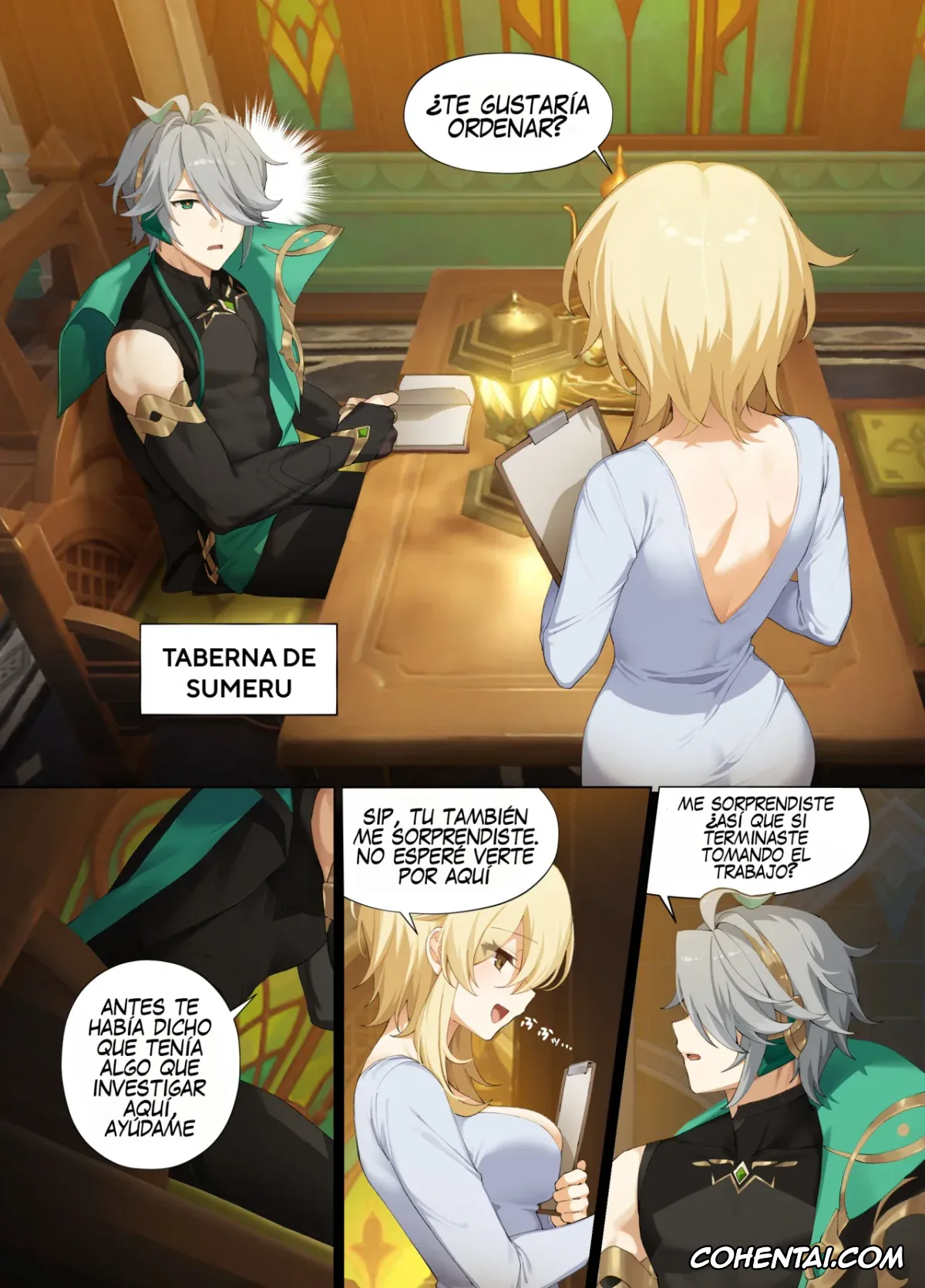 Genshin Impact xxx, Alhaitham xxx, Lumine xxx, Mazu wa Watashi o Chuumon Shite (Genshin Impact), pagina 4