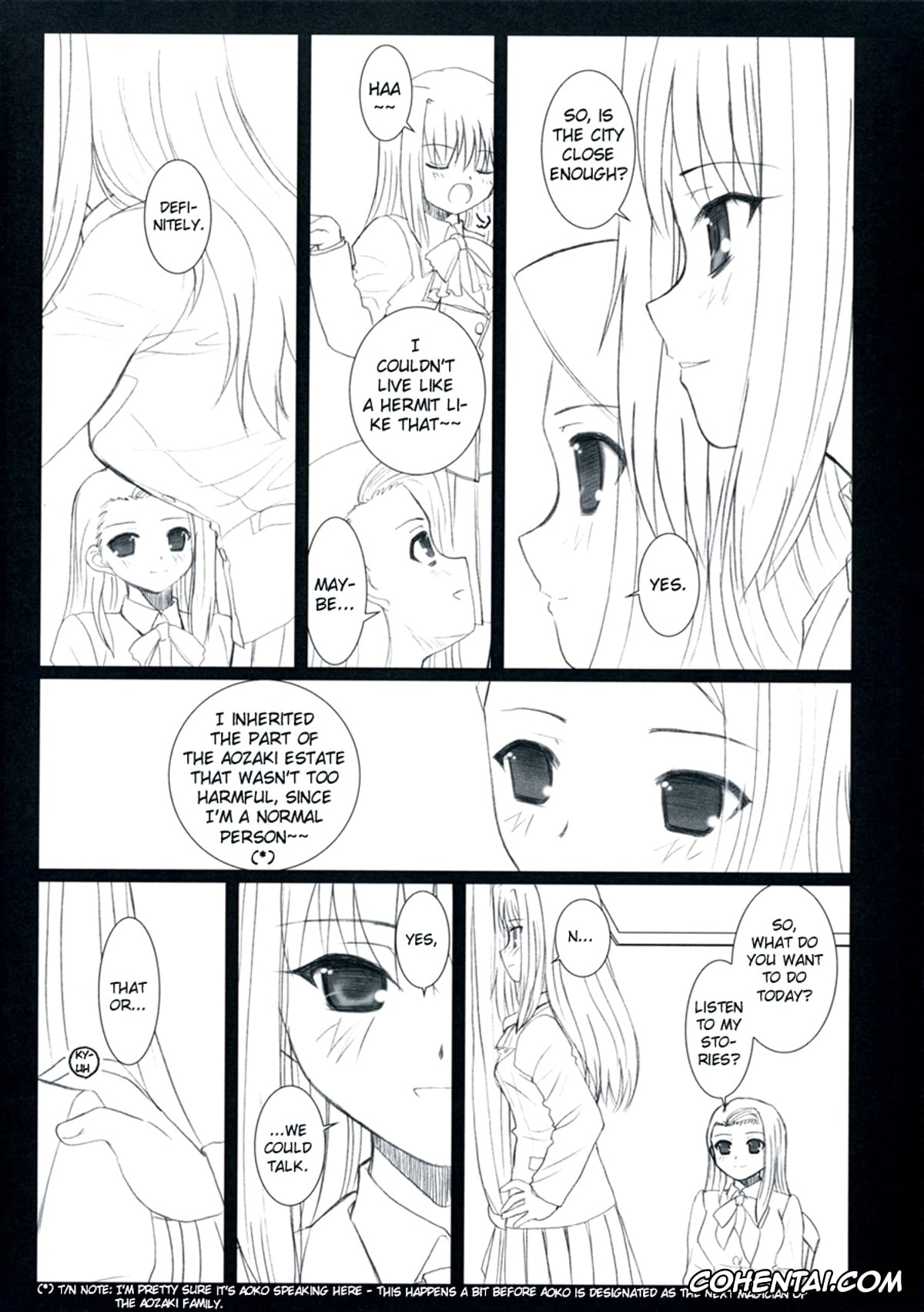 Mahou Tsukai No Yoru | Witch On The Holy Night porno, Aoko Aozaki porno, Touko Aozaki porno, WITCHBLOOD (Mahou Tsukai no Yoru), pagina 5