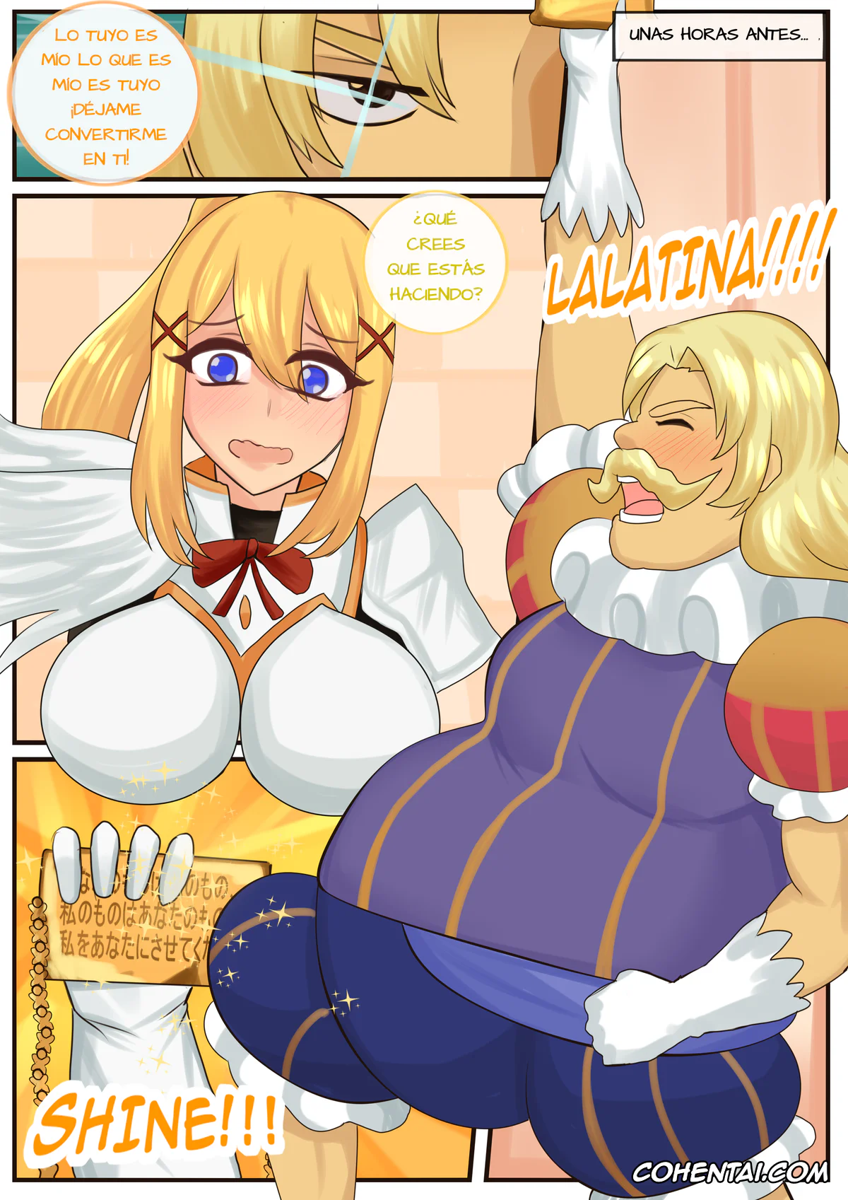 Kono Subarashii Sekai ni Syukufuku o! xxx, Gj-bu xxx, Alderp Barnes Alexei xxx, Darkness | Lalatina Ford Dustiness xxx, Kazuma Satou xxx, Wiz xxx, Wiz and Darkness swap? (Kono Subarashii Sekai ni Syukufuku o!), pagina 4