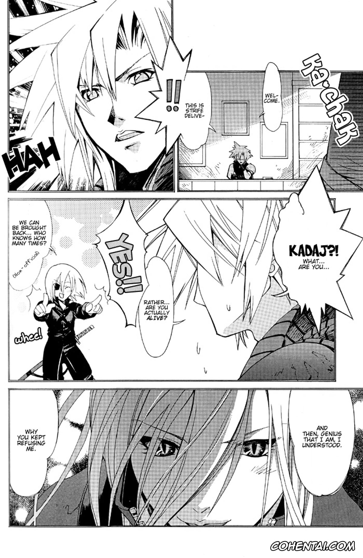 Final Fantasy hentai, Cloud Strife hentai, Kadaj hentai, Sephiroth hentai, Tifa Lockhart hentai, MISSION A-C (Final Fantasy VII), pagina 18