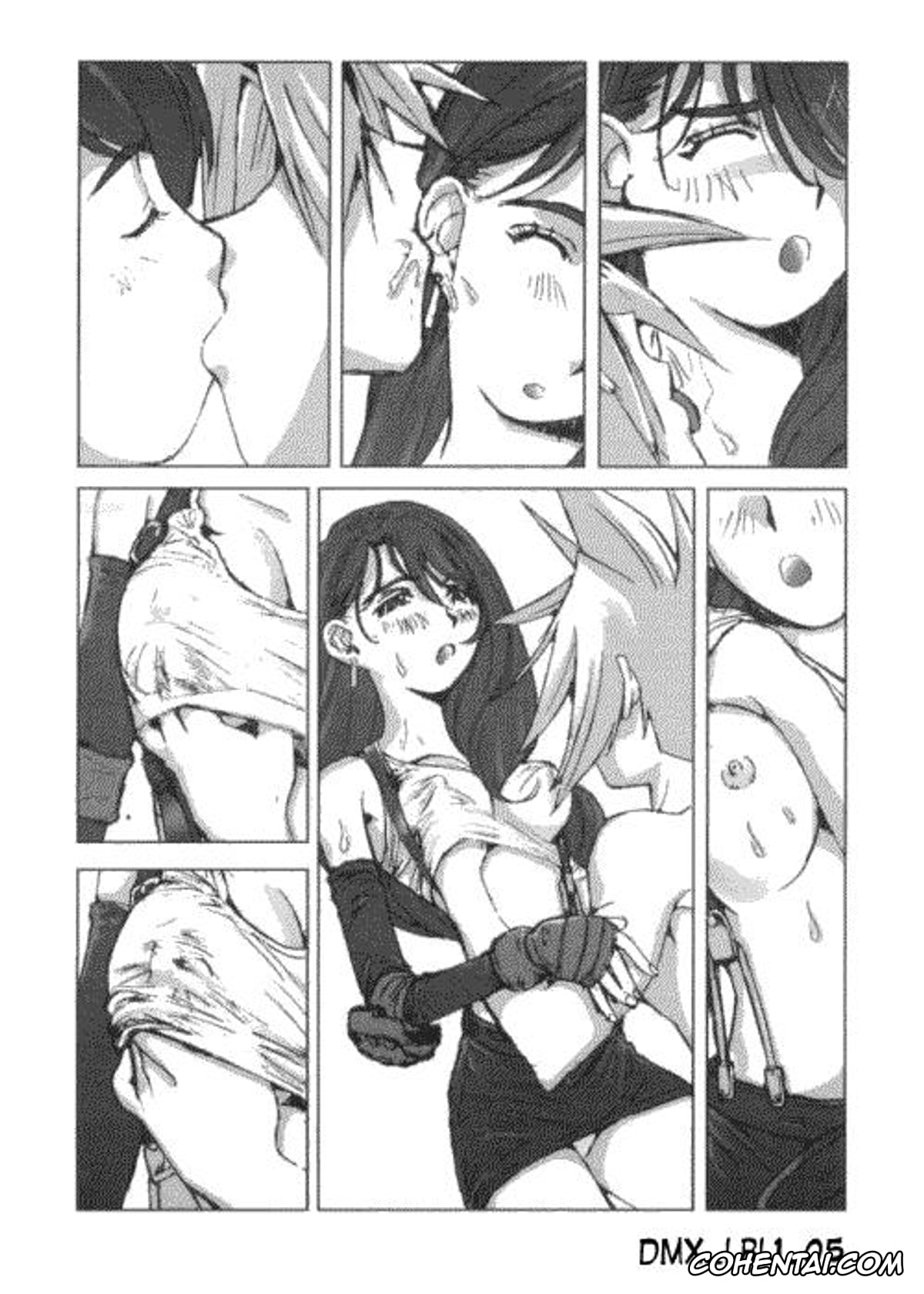 Final Fantasy hentai, Aerith Gainsborough hentai, Tifa Lockhart hentai, Yuffie Kisaragi hentai, Limit Break Lv. 1 (Final Fantasy VII), pagina 6
