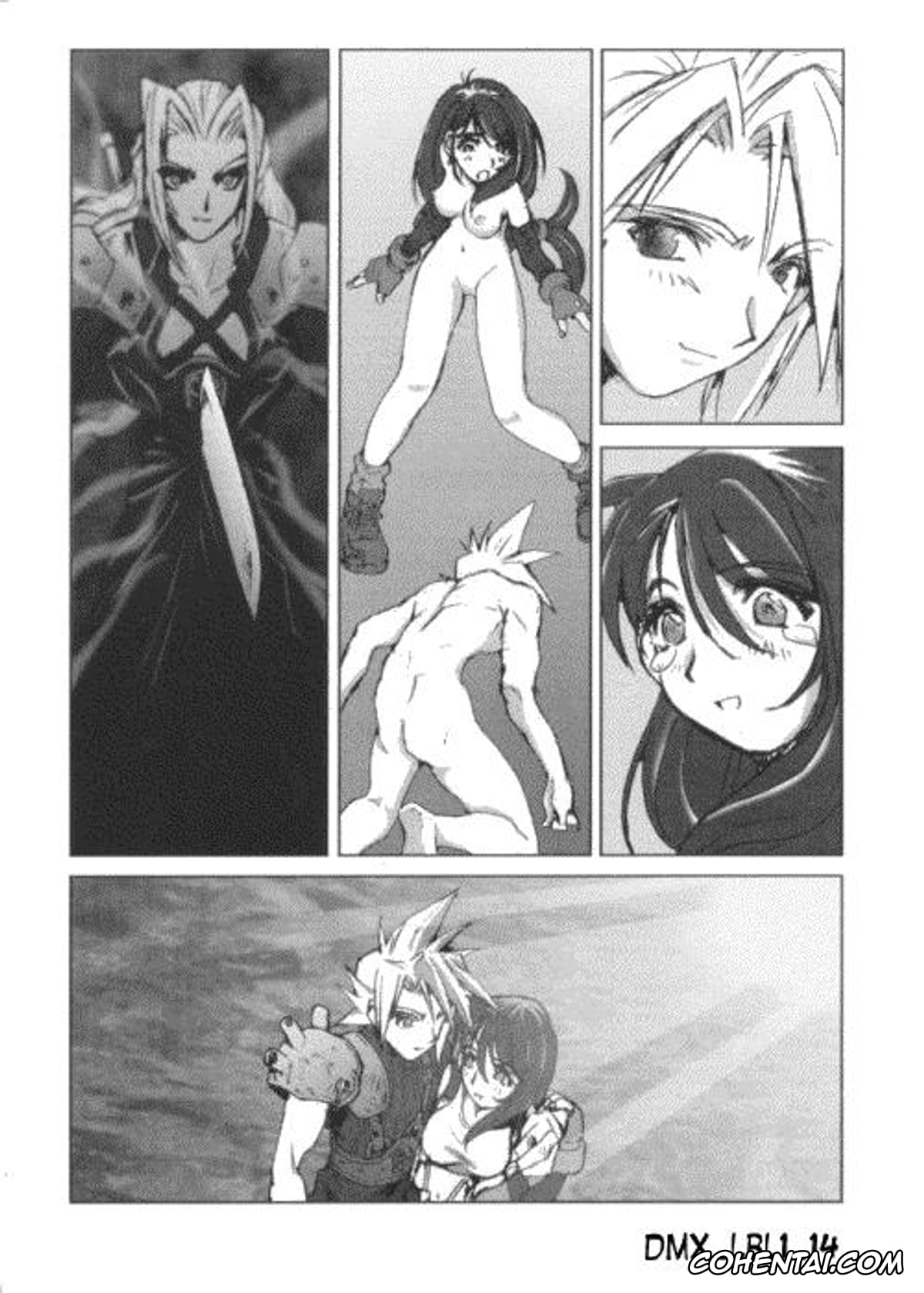 Final Fantasy hentai, Aerith Gainsborough hentai, Tifa Lockhart hentai, Yuffie Kisaragi hentai, Limit Break Lv. 1 (Final Fantasy VII), pagina 15