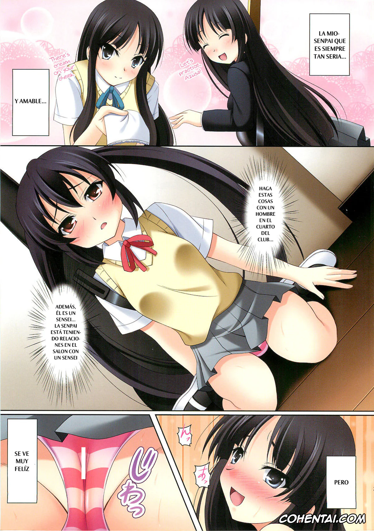 K-ON! xxx, Azusa Nakano xxx, Mio Akiyama xxx, K-ON Buin no Sodate kata (K-ON!), pagina 4