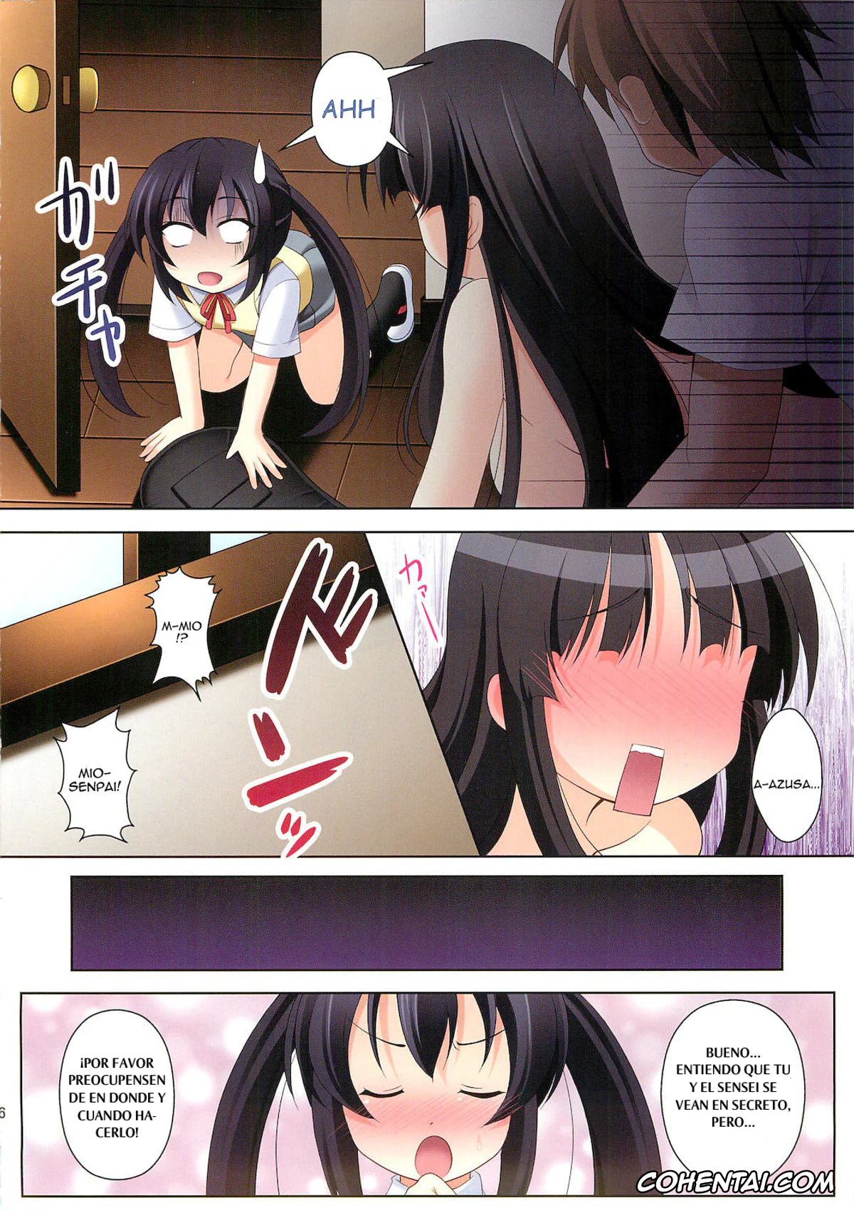 K-ON! xxx, Azusa Nakano xxx, Mio Akiyama xxx, K-ON Buin no Sodate kata (K-ON!), pagina 7