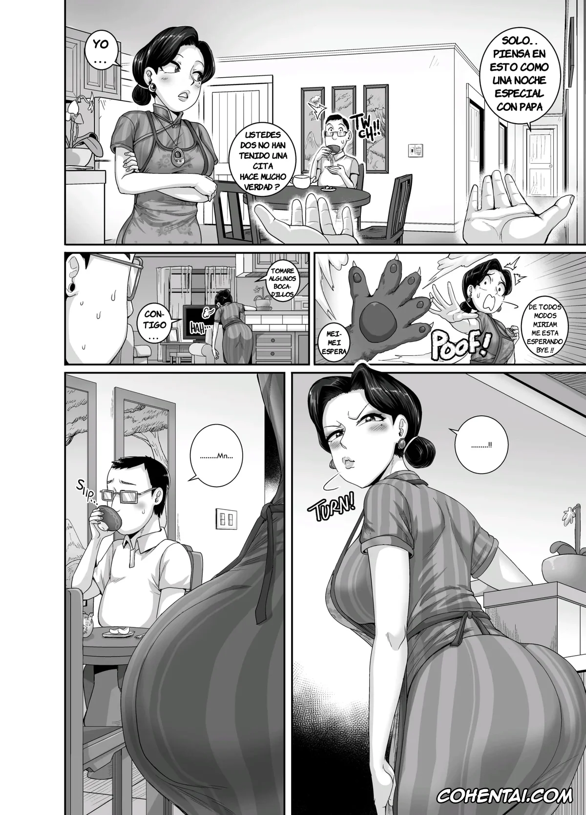 Turning Red hentai, Jin Lee hentai, Ming Lee hentai, Tsuma wa Tokidoki Ecchi Panda, pagina 3