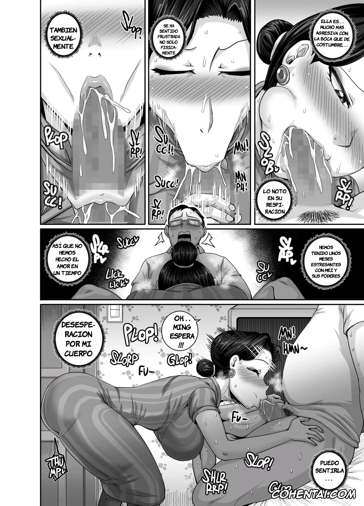Turning Red porno, Jin Lee porno, Ming Lee porno, Tsuma wa Tokidoki Ecchi Panda, pagina 5